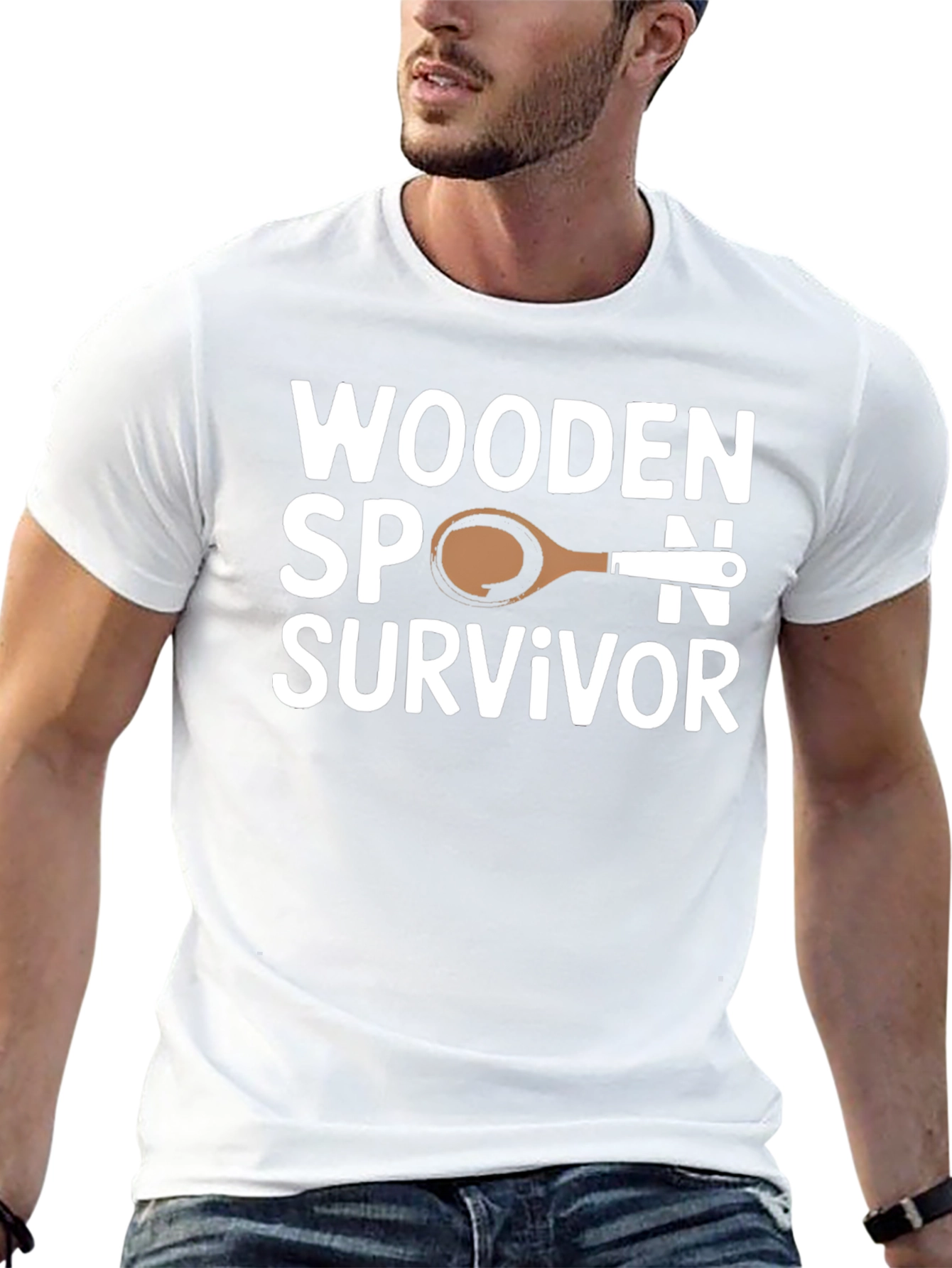 Wooden Spoon Survivor Novelty T-Shirt
