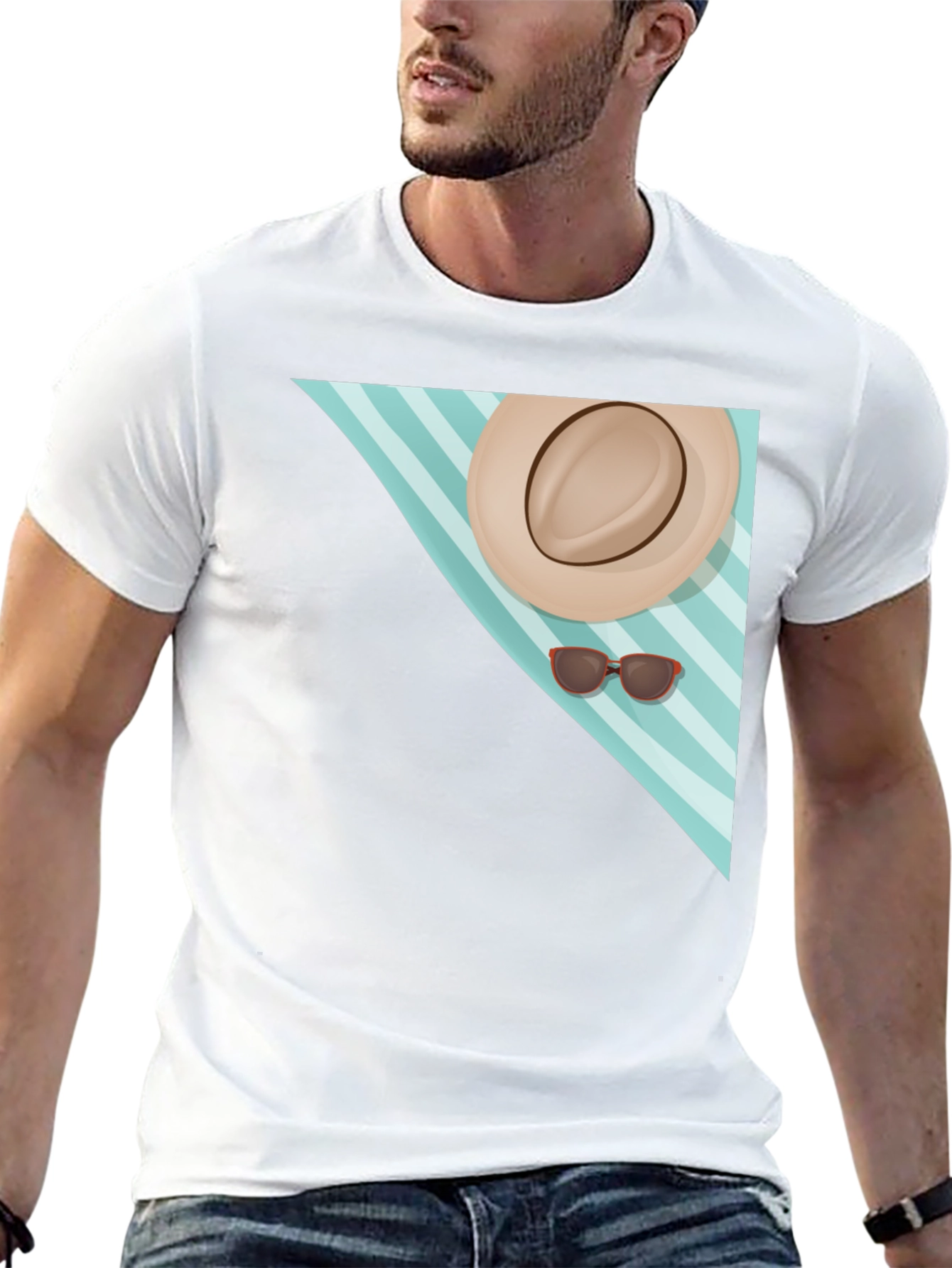 Beach Day Graphic Tee - Black
