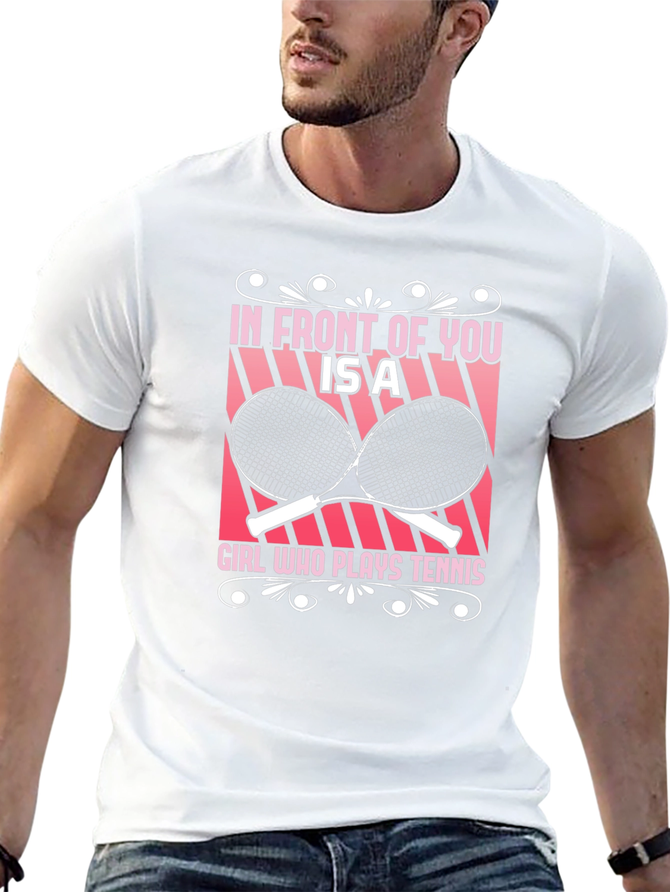 Tennis Girl Graphic T-Shirt