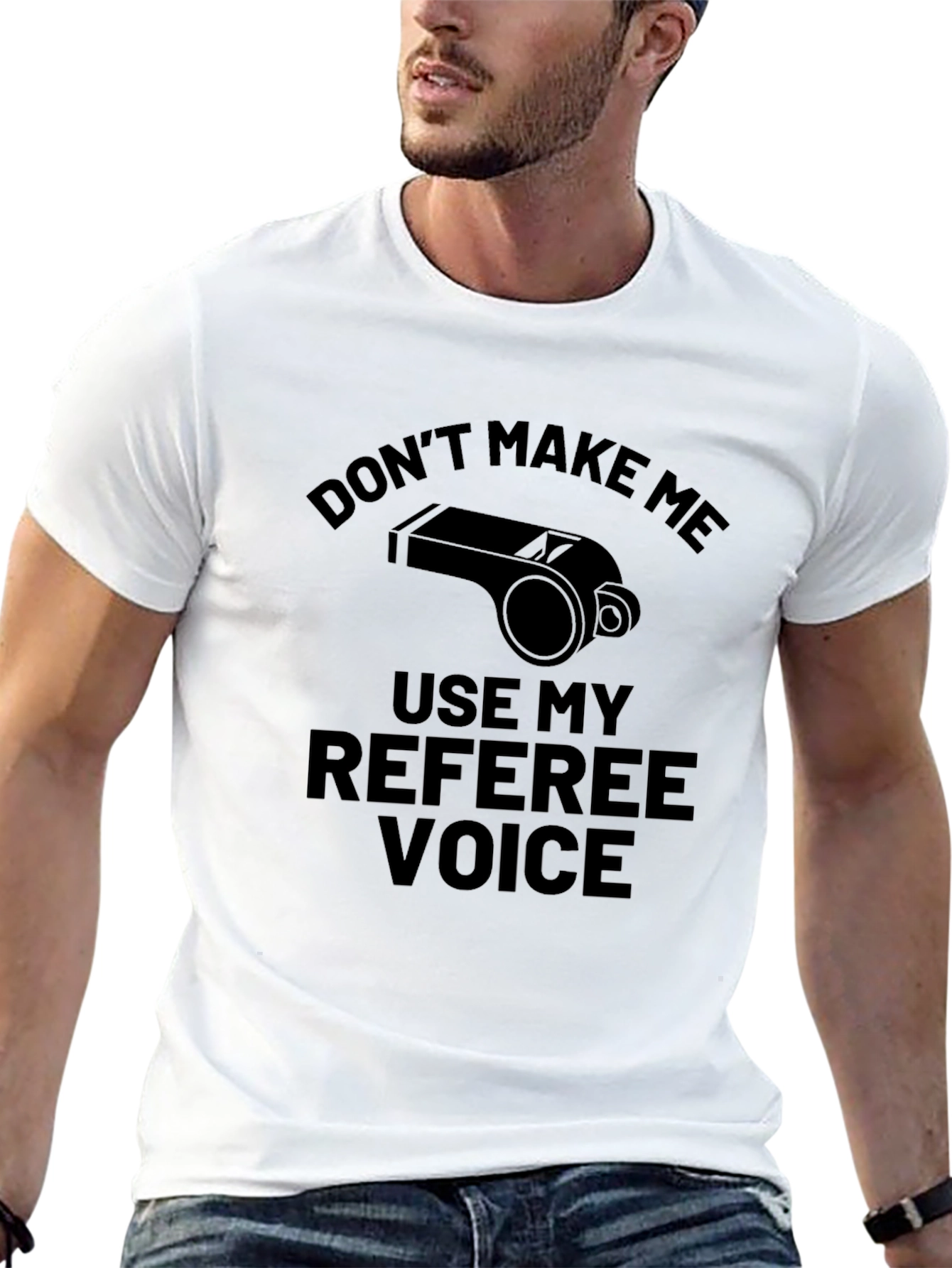 Referee Voice T-Shirt: Funny Sports Fan Tee