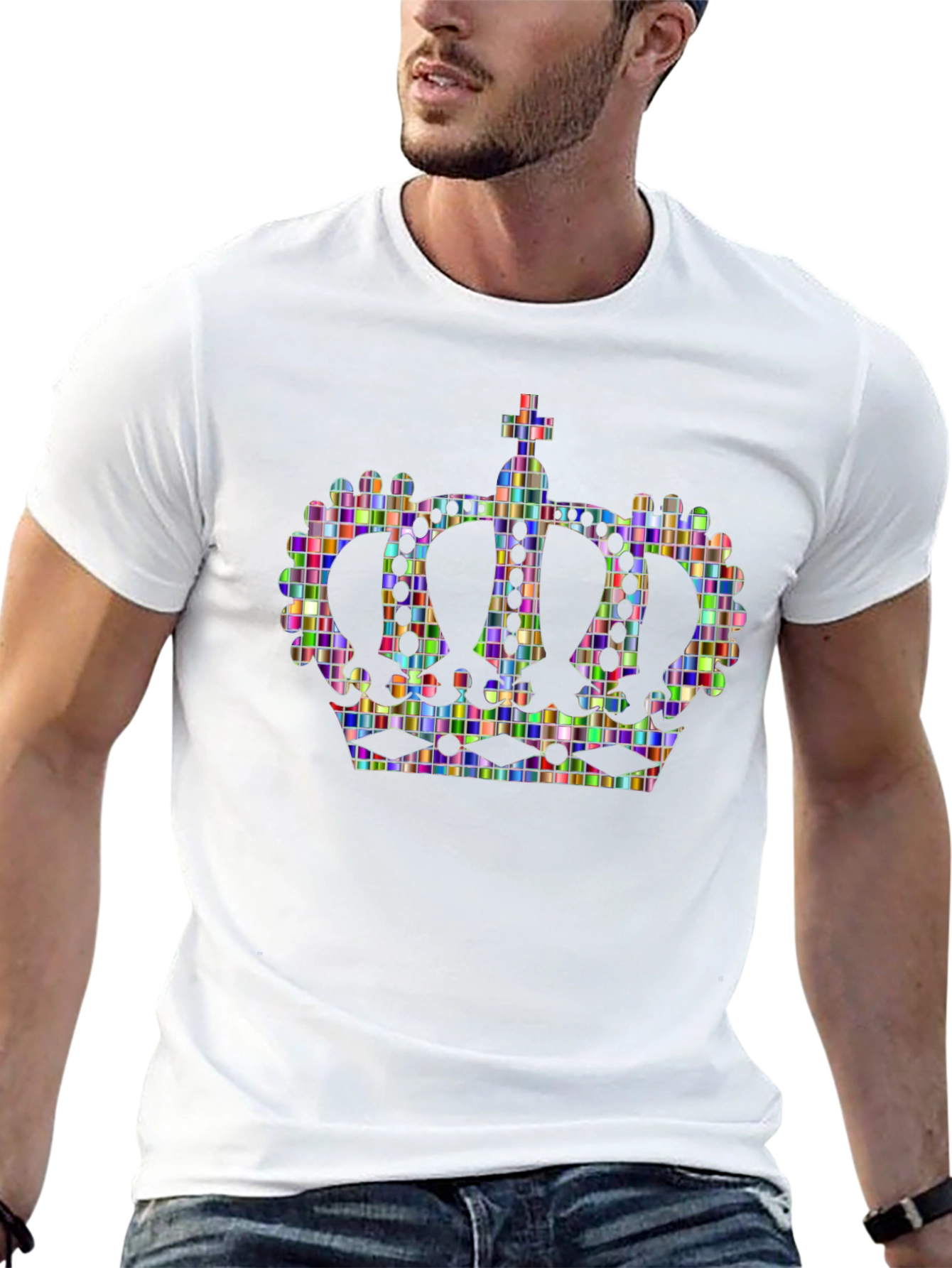 Crown Graphic Black T-Shirt
