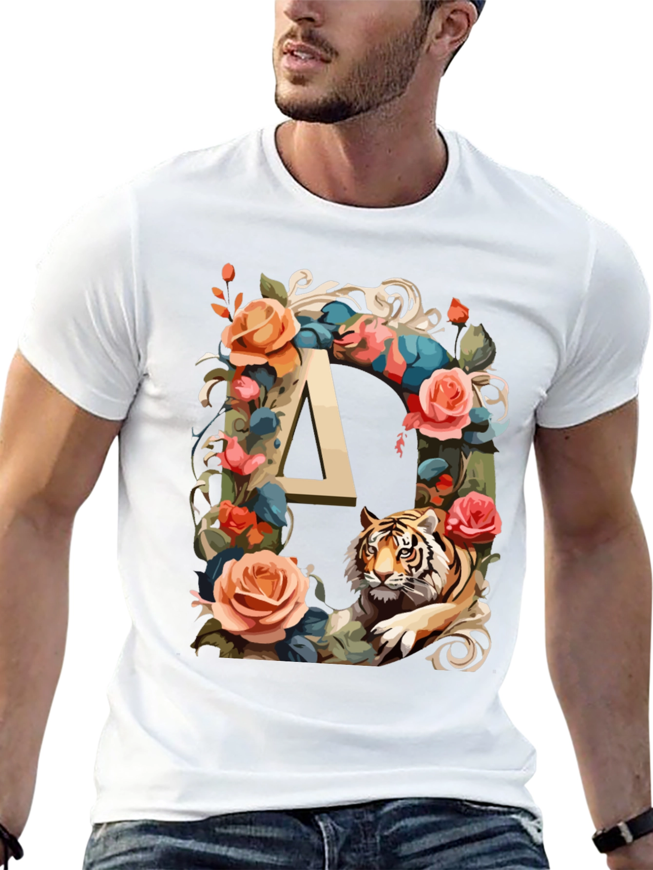 Floral Tiger Delta T-Shirt