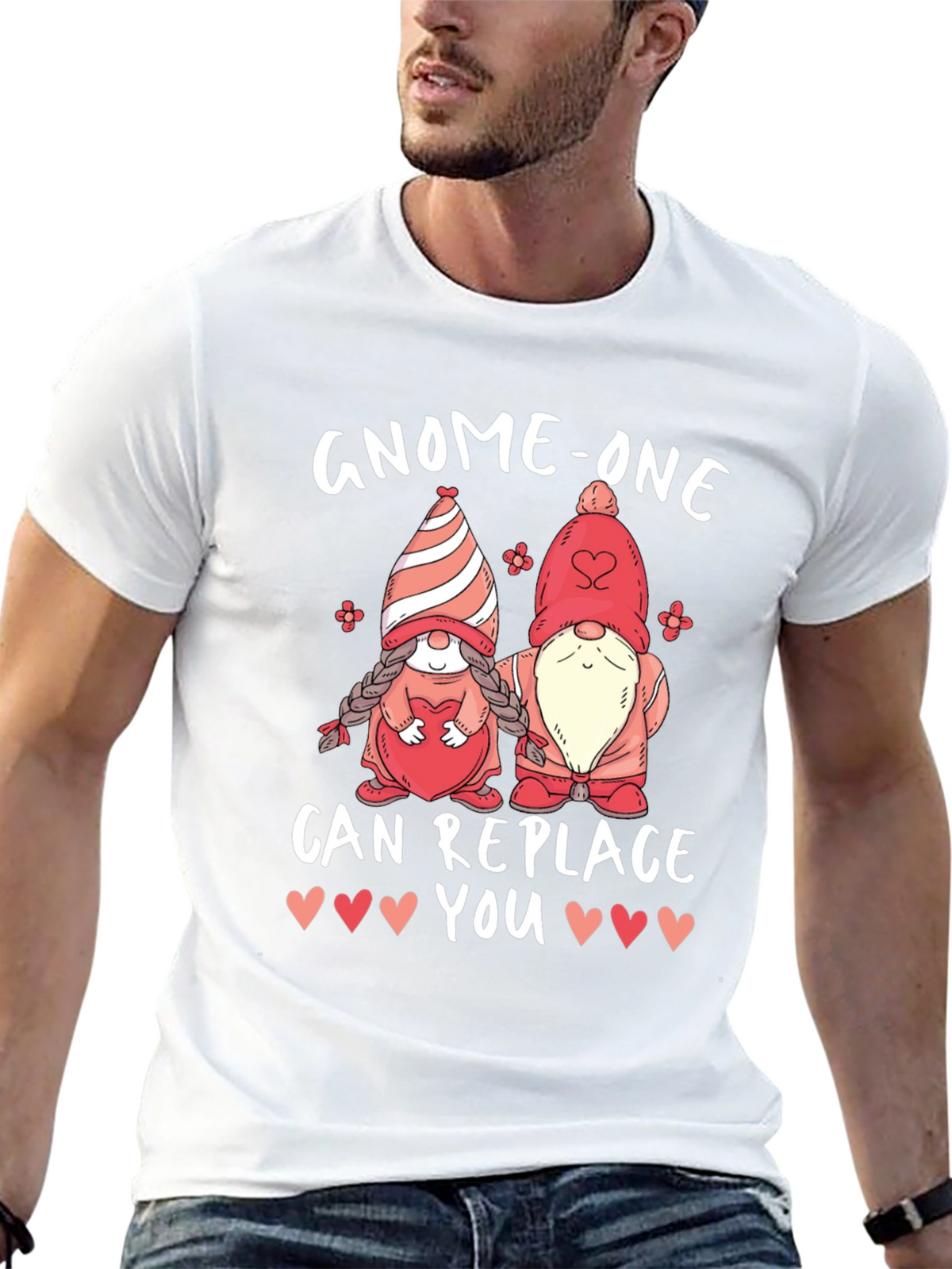 Gnome-One Can Replace You Valentines Day T-Shirt