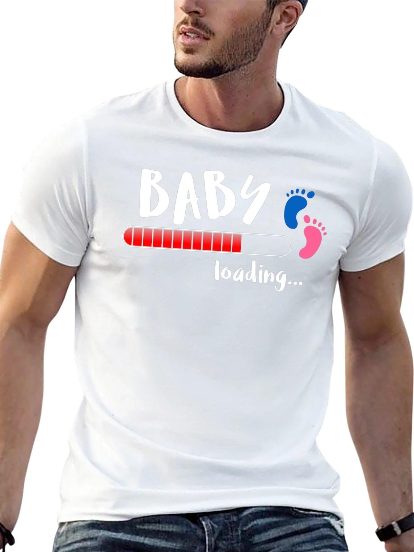 Baby Loading T-Shirt - Pregnancy Announcement Tee
