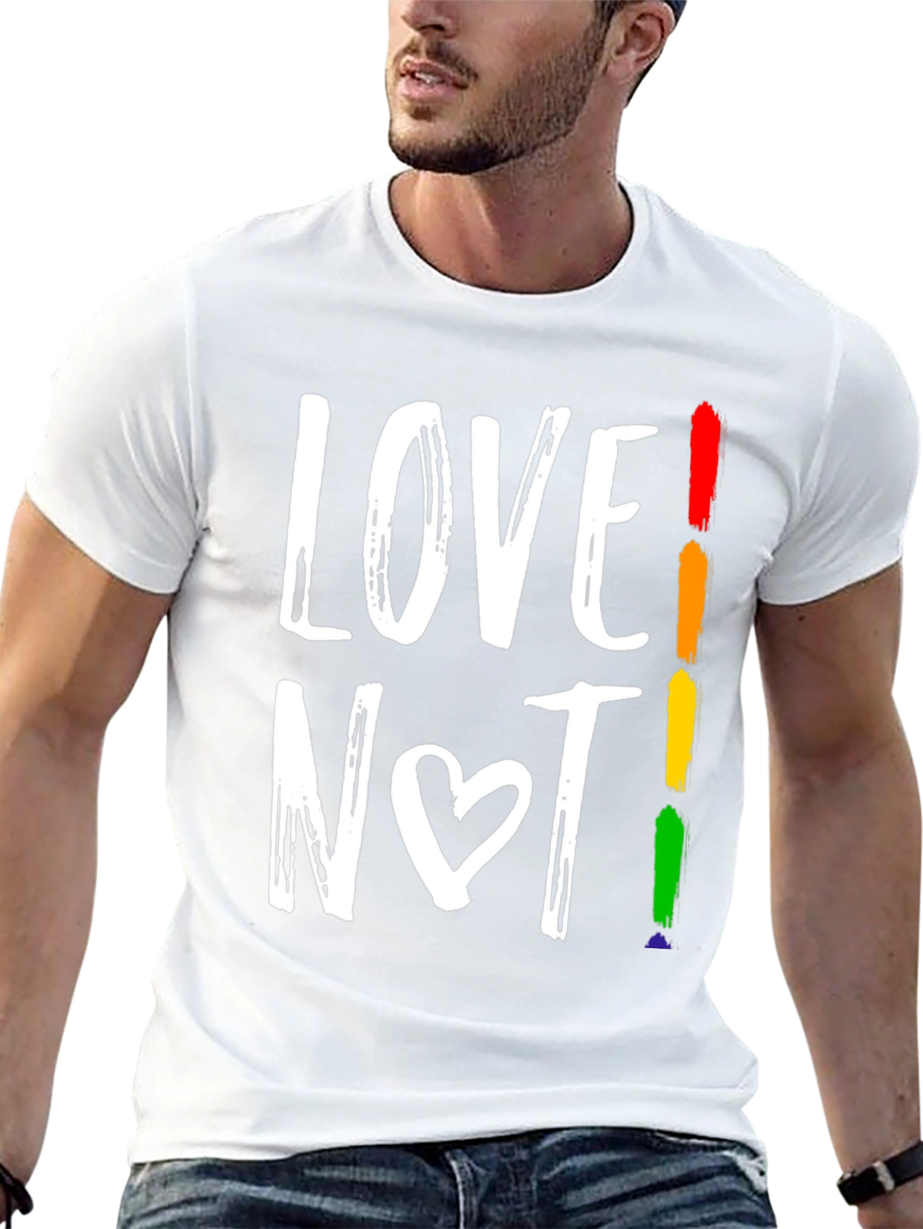 Love Not! LGBTQ+ Pride Graphic Tee