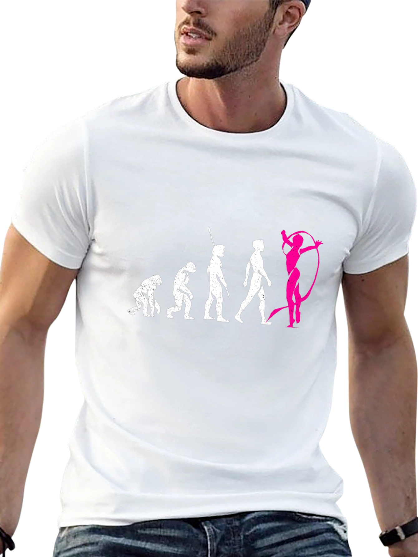 Evolution of Gymnastics Black T-Shirt