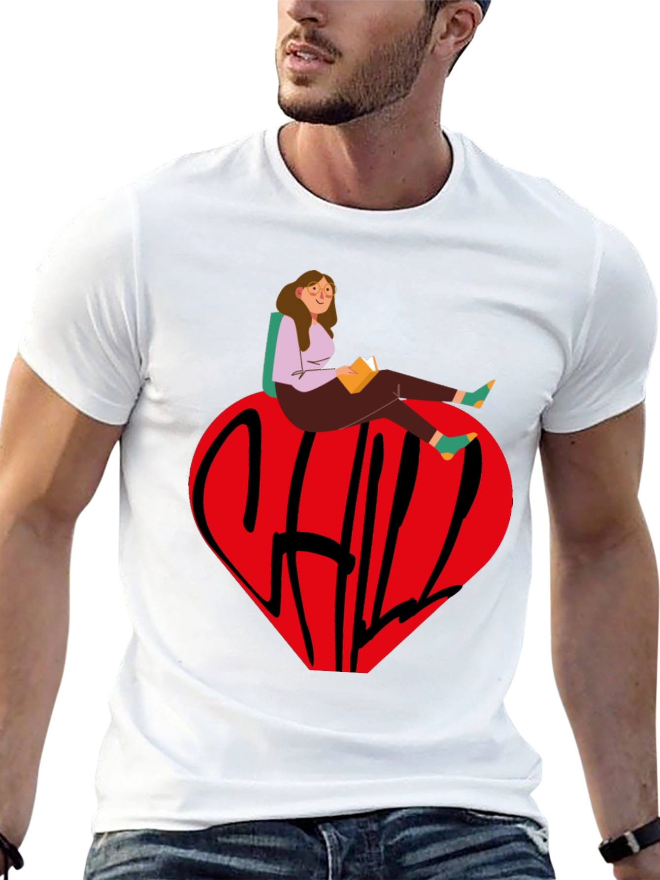 Chill Heart Graphic Tee
