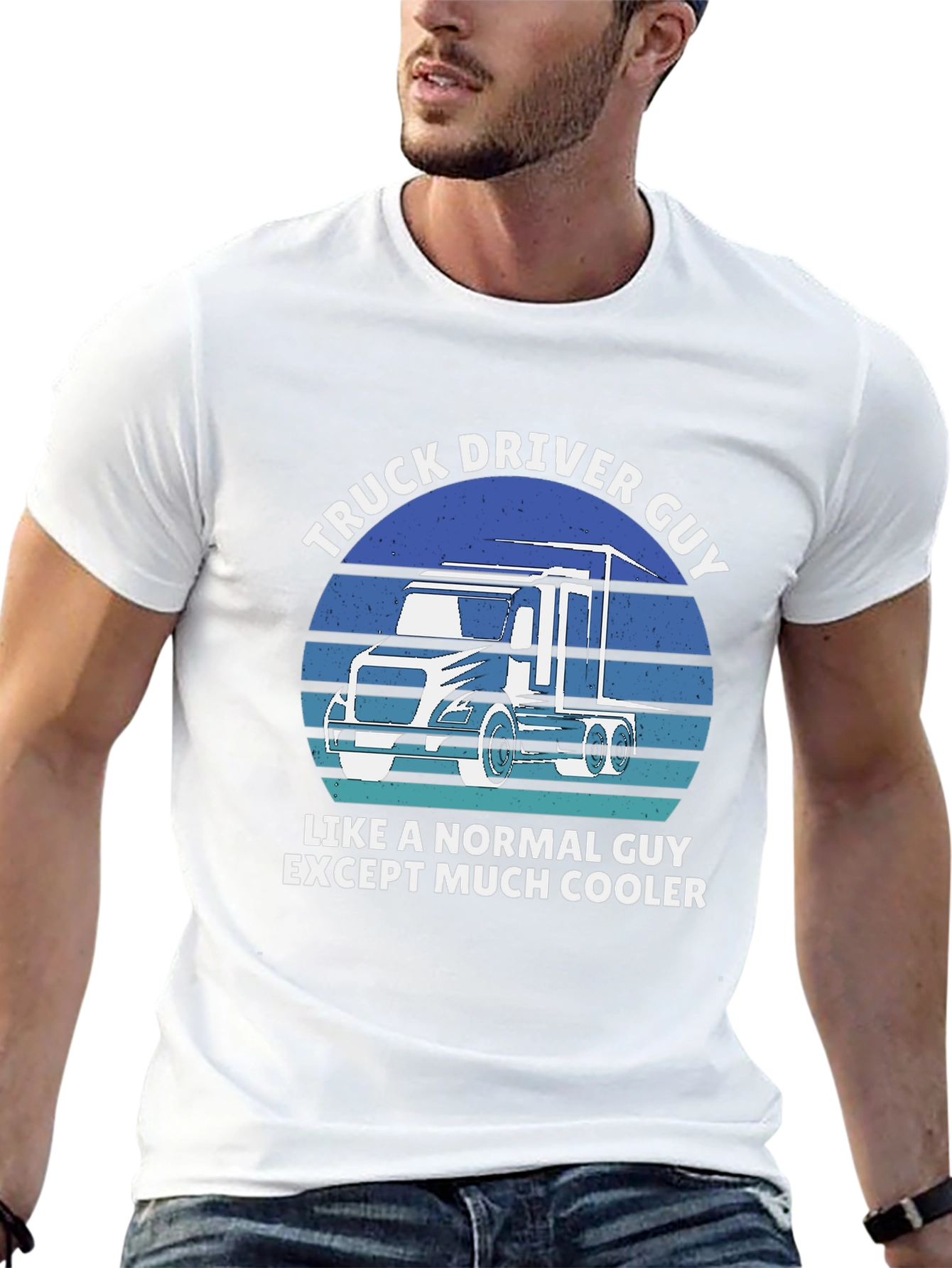 Truck Driver Guy T-Shirt