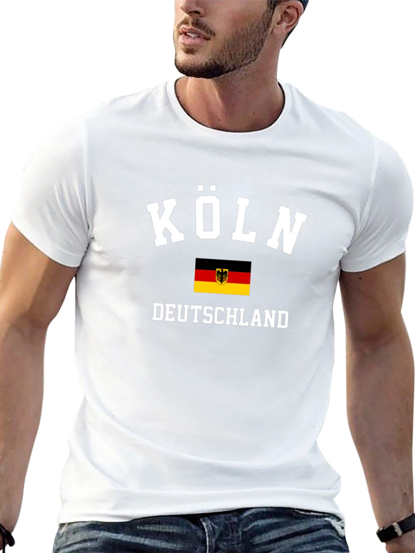 Köln Deutschland Tee - Black T-Shirt