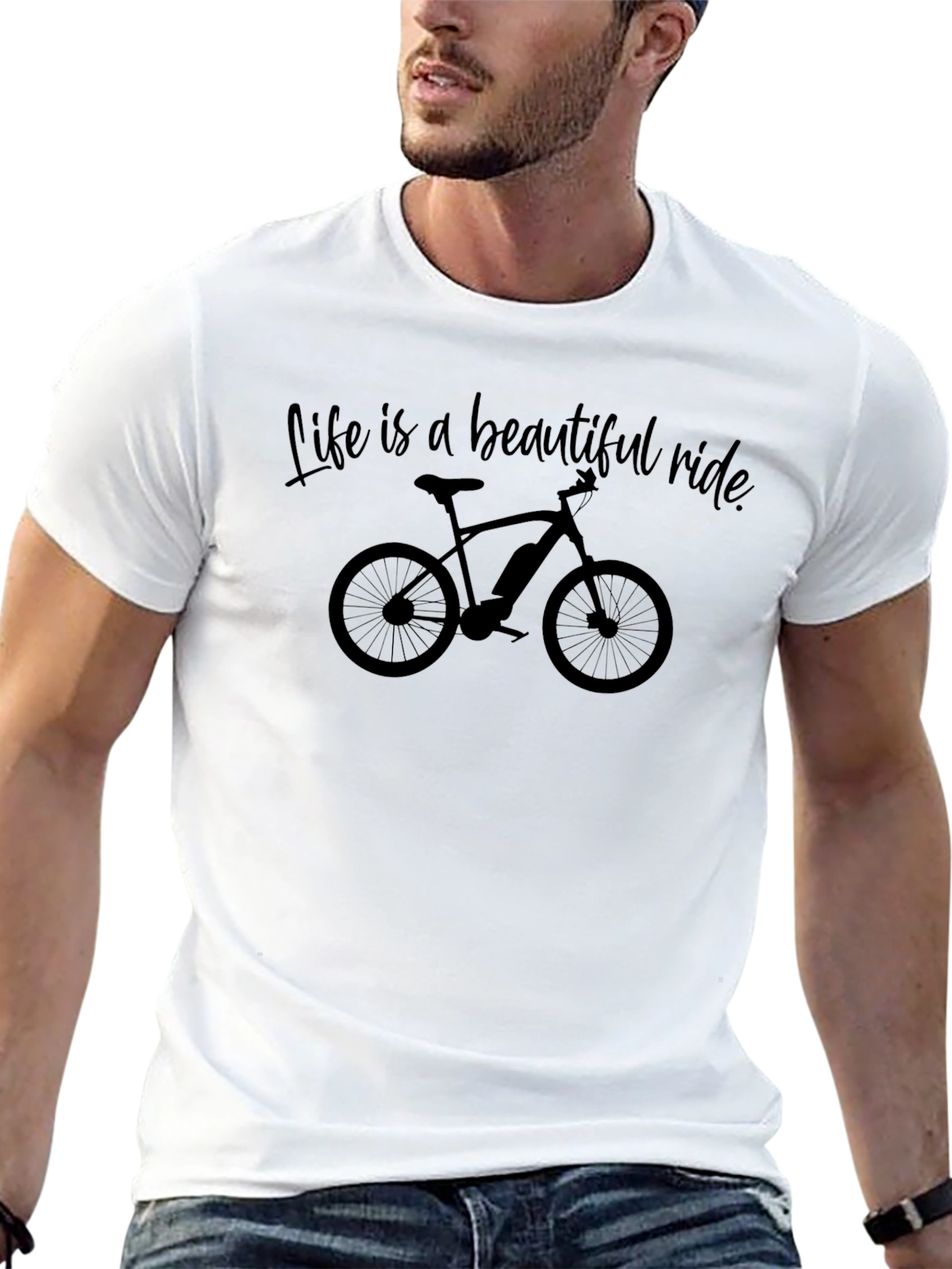 Life is a Beautiful Ride Bicycle T-Shirt