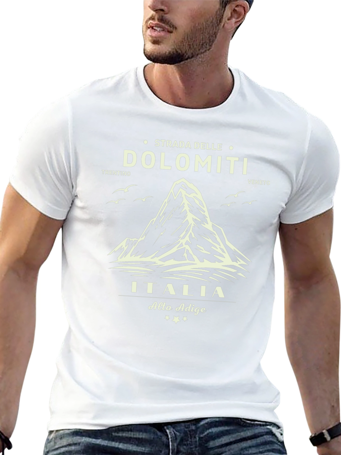 Dolomiti Italia Graphic T-Shirt - Black