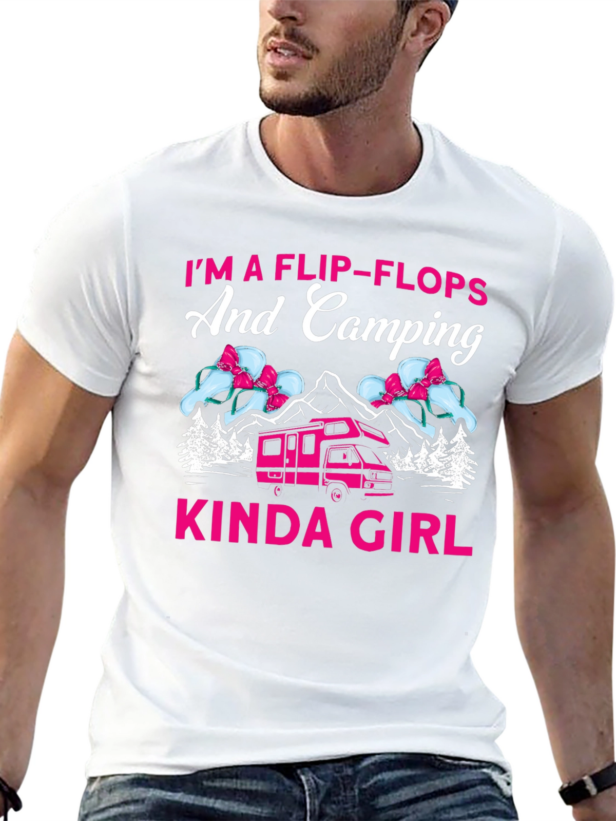 Flip-Flops & Camping Kinda Girl T-Shirt