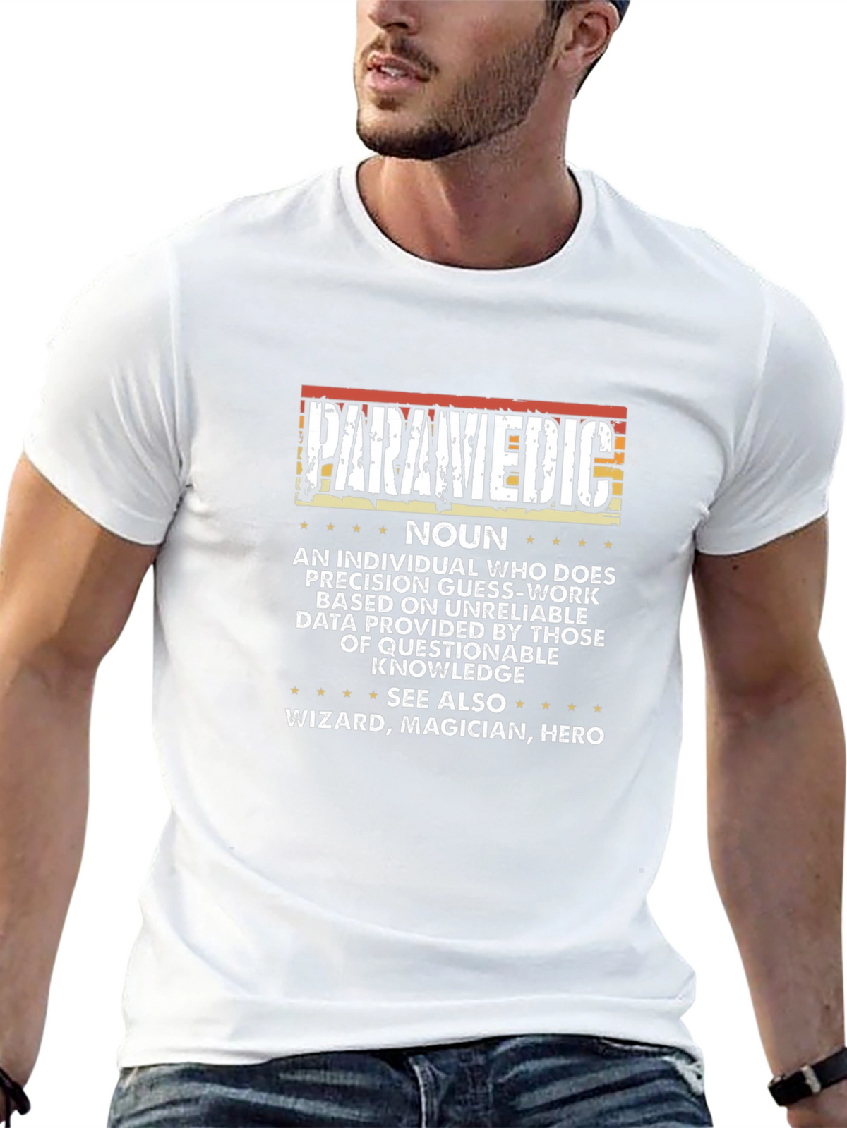 Paramedic Definition T-Shirt - Hero Wizard Magician