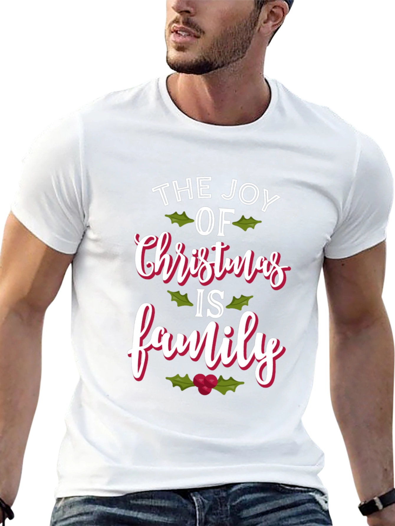 Joy of Christmas Family Holiday T-Shirt