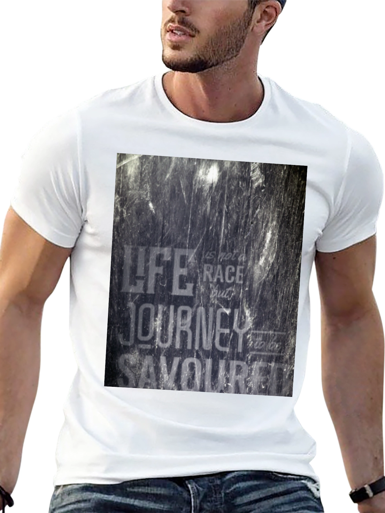Inspirational Quote Graphic T-Shirt
