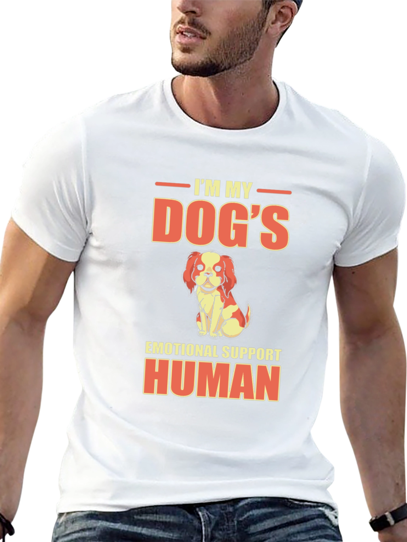 Dogs Emotional Support Human T-Shirt