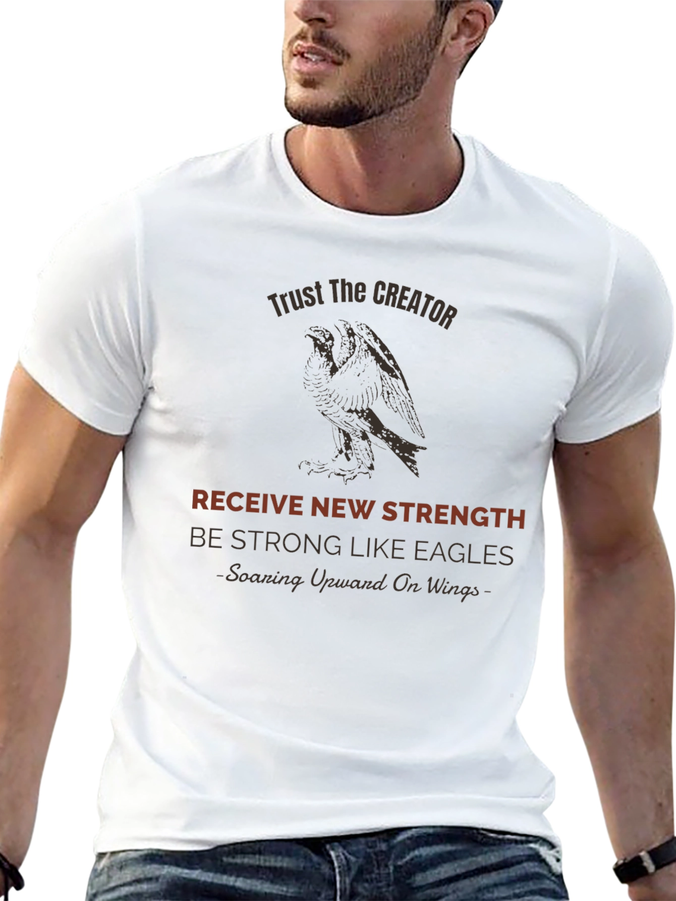 Trust The Creator Black Graphic T-Shirt