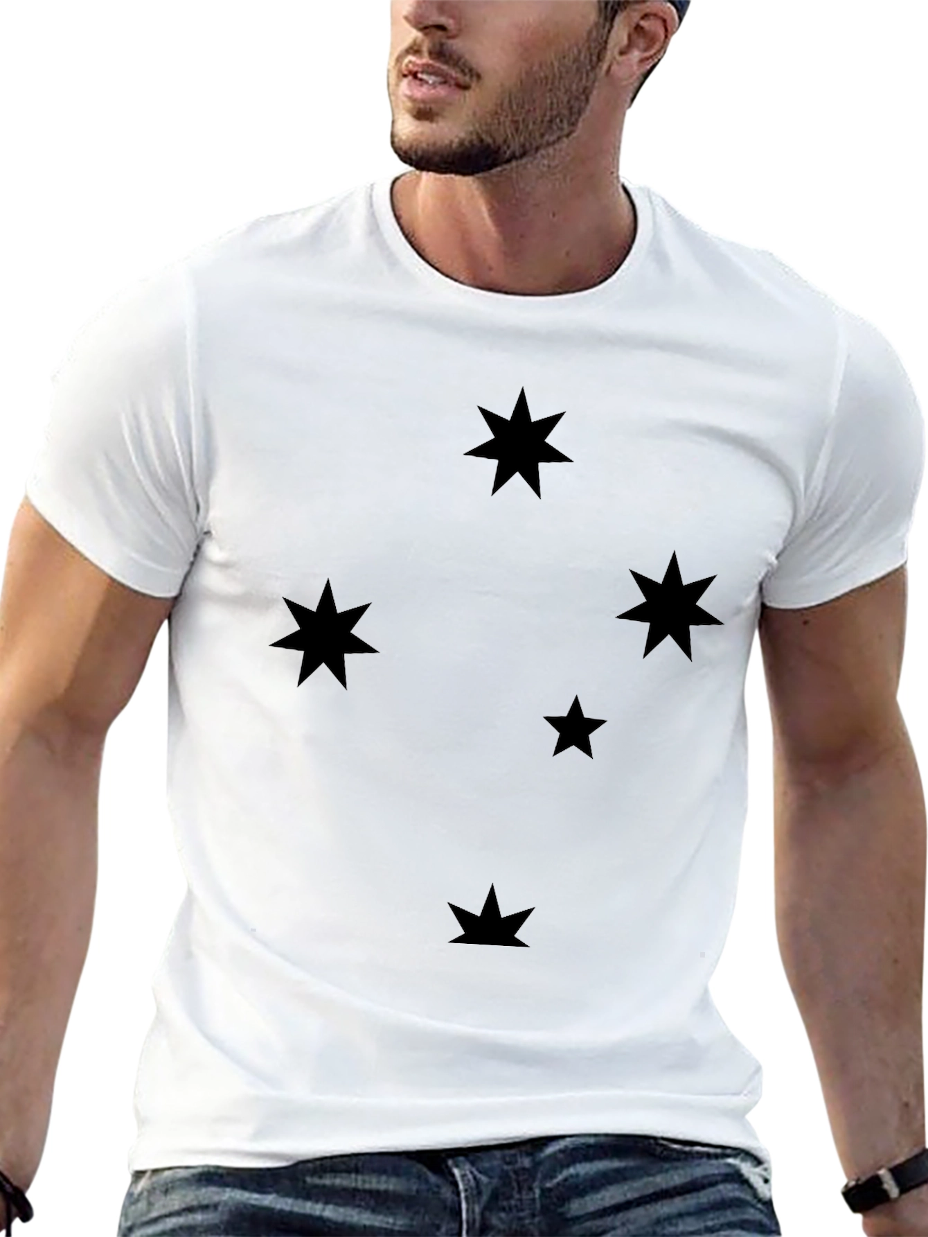 Southern Cross Starry Night Black T-Shirt