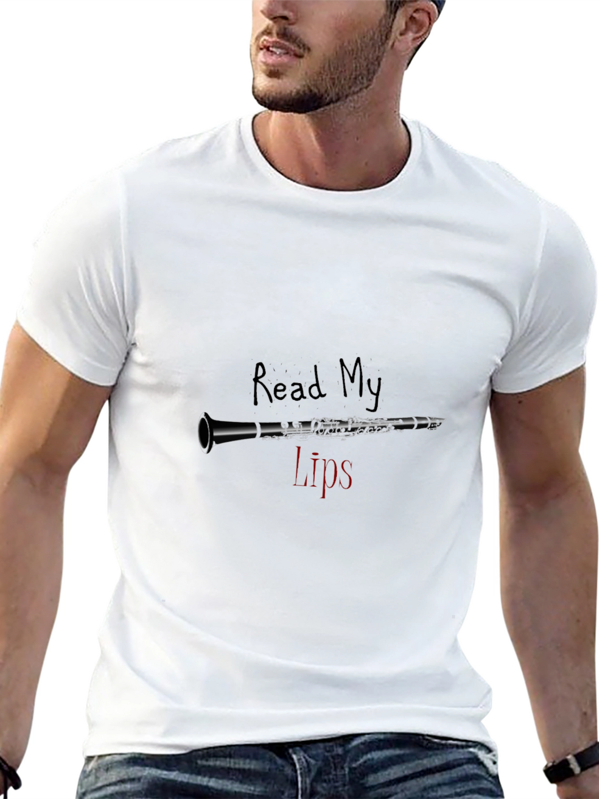 Read My Lips Clarinet T-Shirt