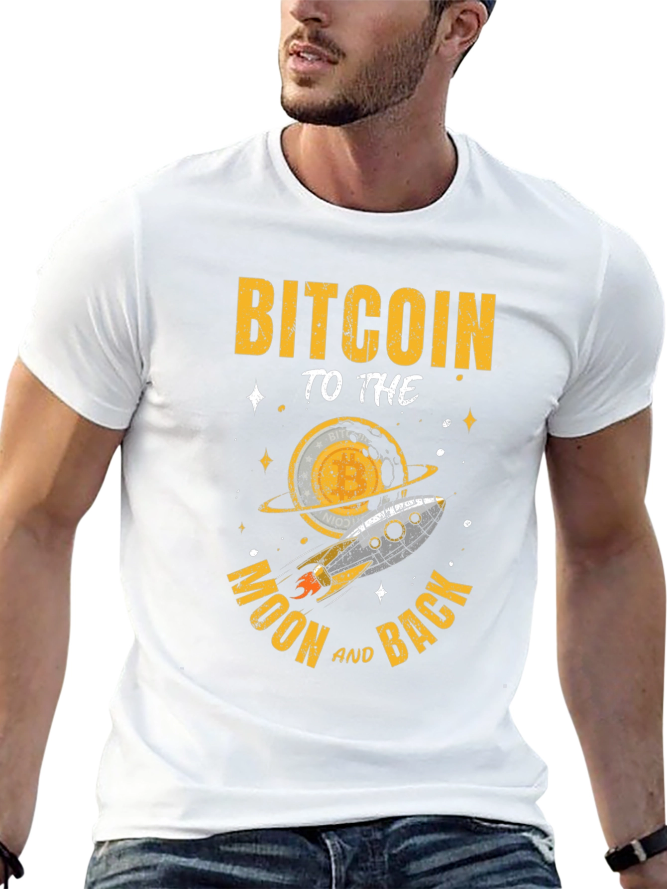 Bitcoin to the Moon T-Shirt