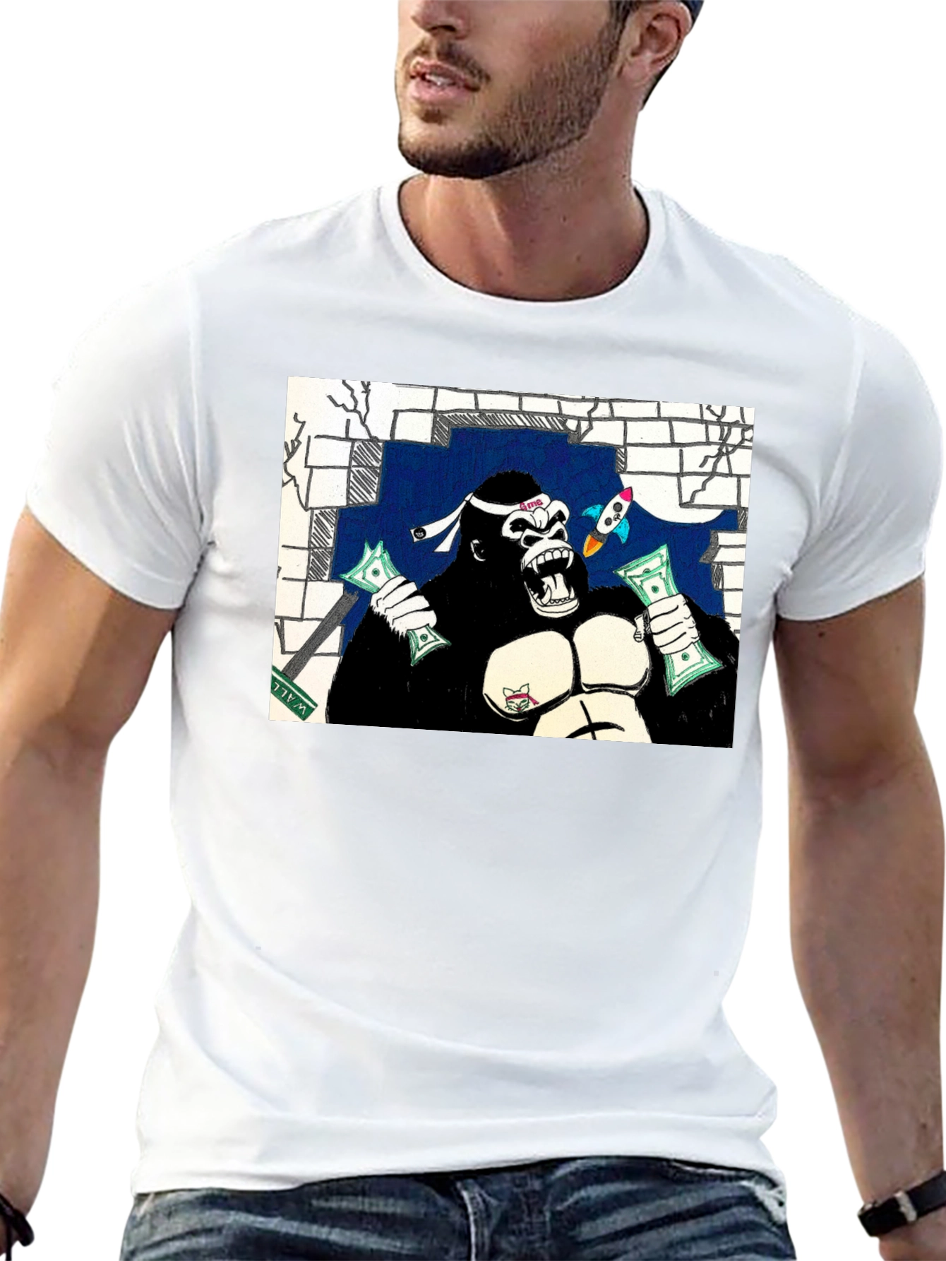 Ape Investor T-Shirt - Wall Street Bets