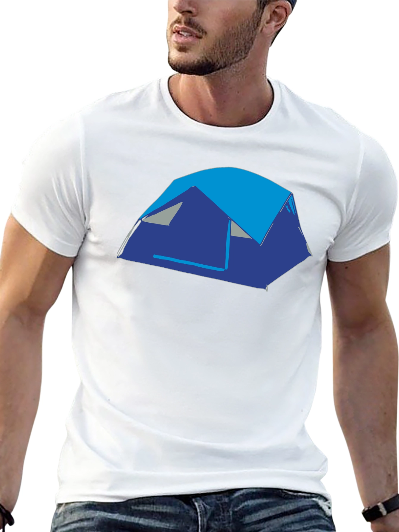 Camping Tent Graphic Tee - Adventure Ready