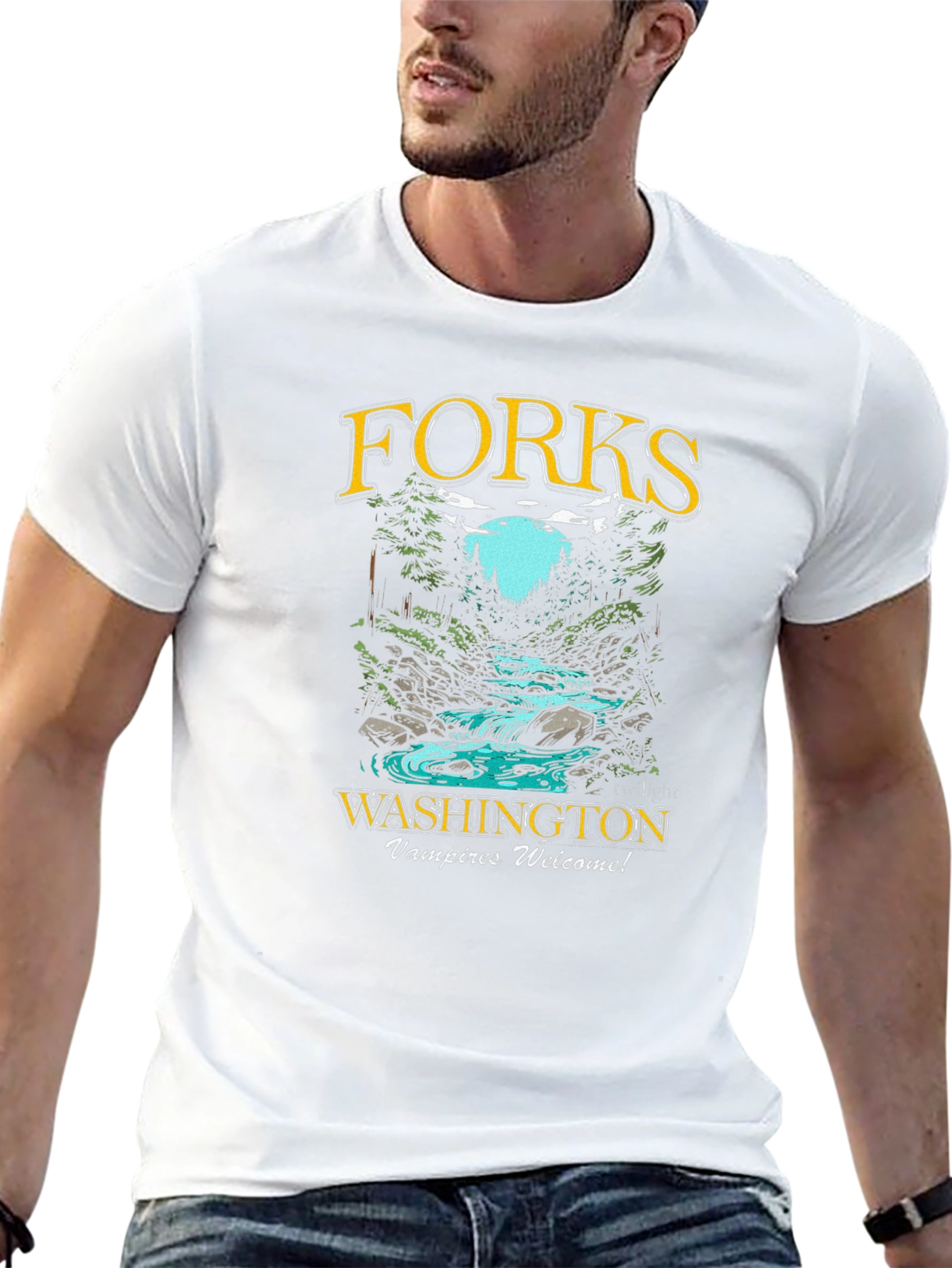 Forks Washington Vampires Welcome T-Shirt