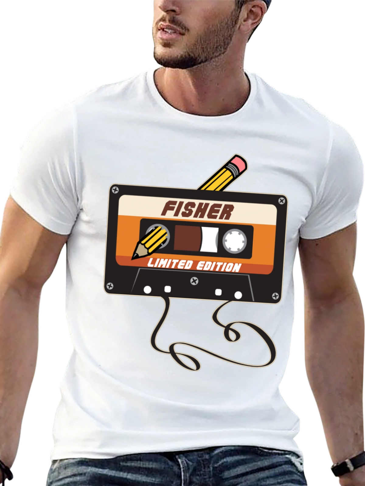 Fisher Limited Edition Cassette Tape Graphic Tee