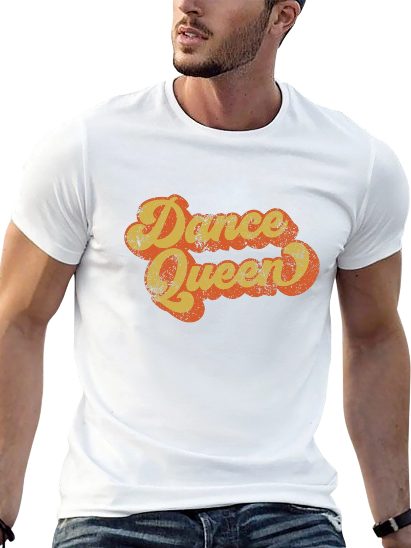 Dance Queen Retro Style Graphic T-Shirt