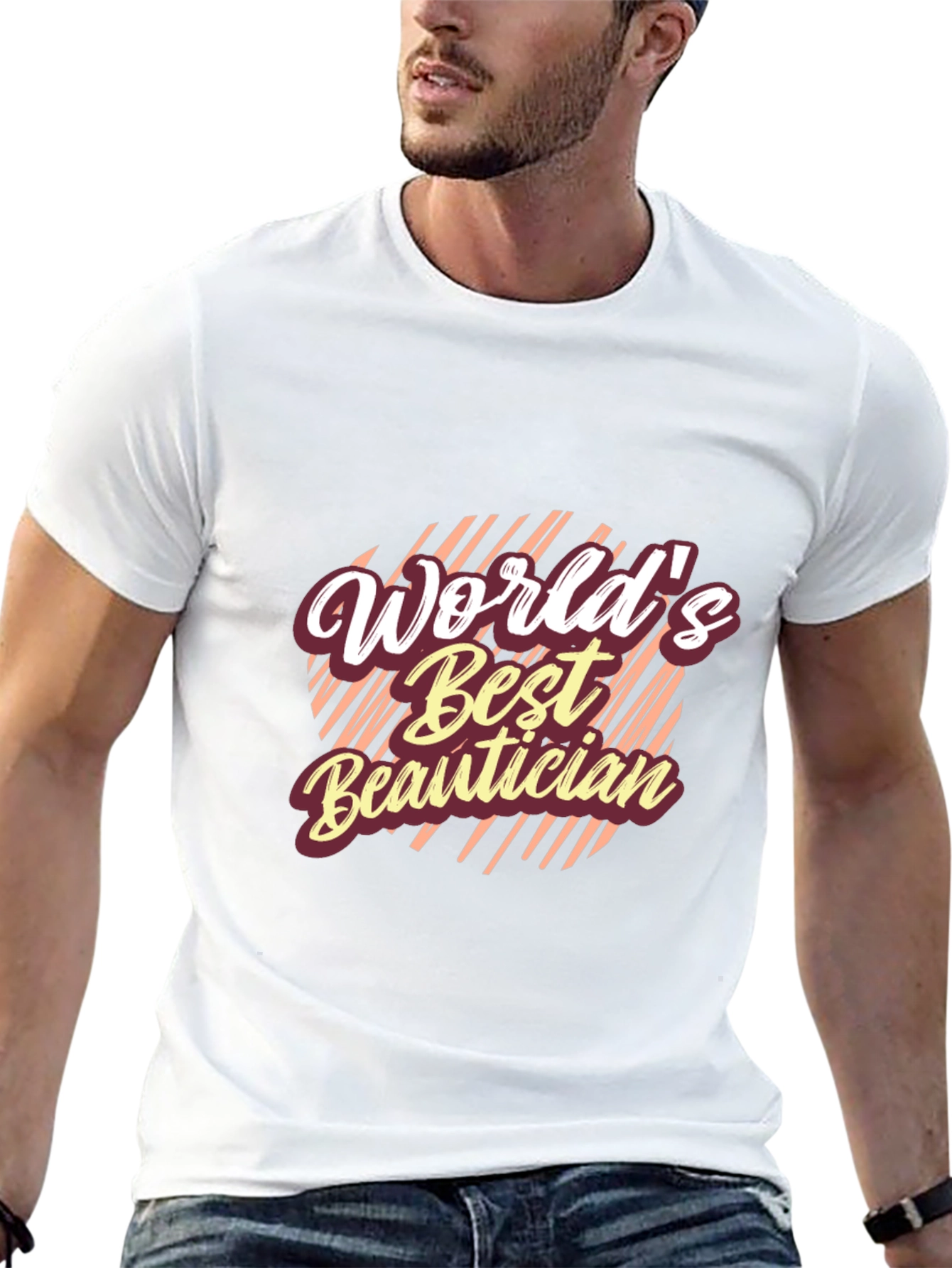 Worlds Best Beautician Black T-Shirt