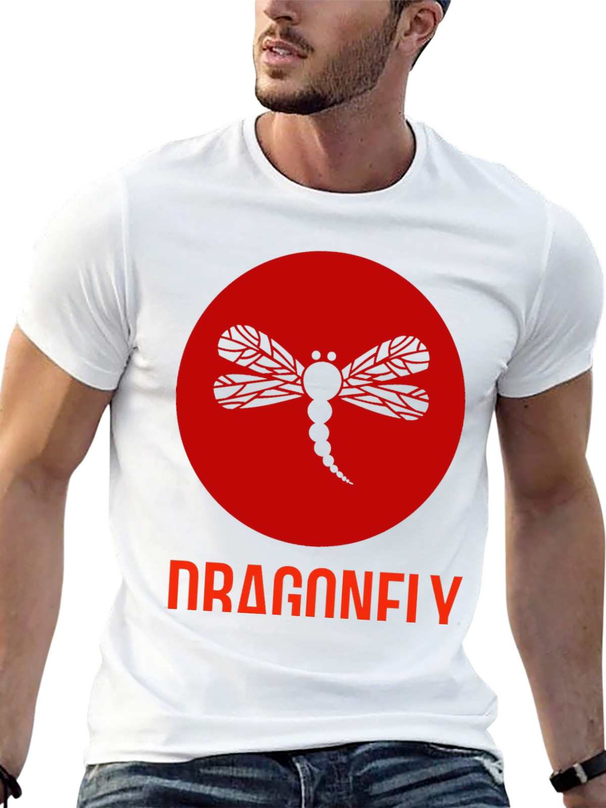 Dragonfly Graphic Tee - Black