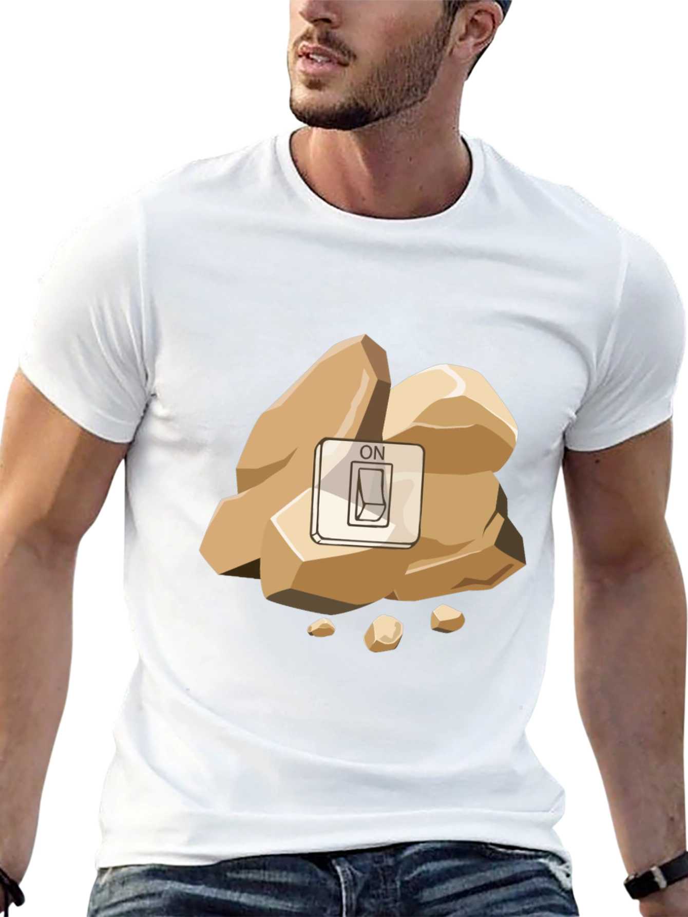 Rock Switch T-Shirt - Funny Geology Pun Tee