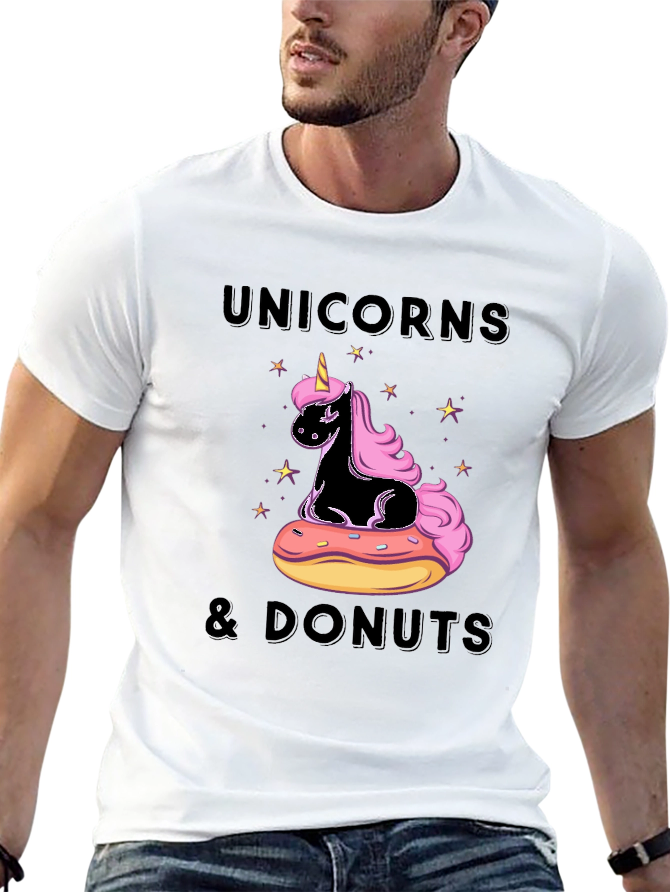 Unicorns & Donuts Graphic T-Shirt