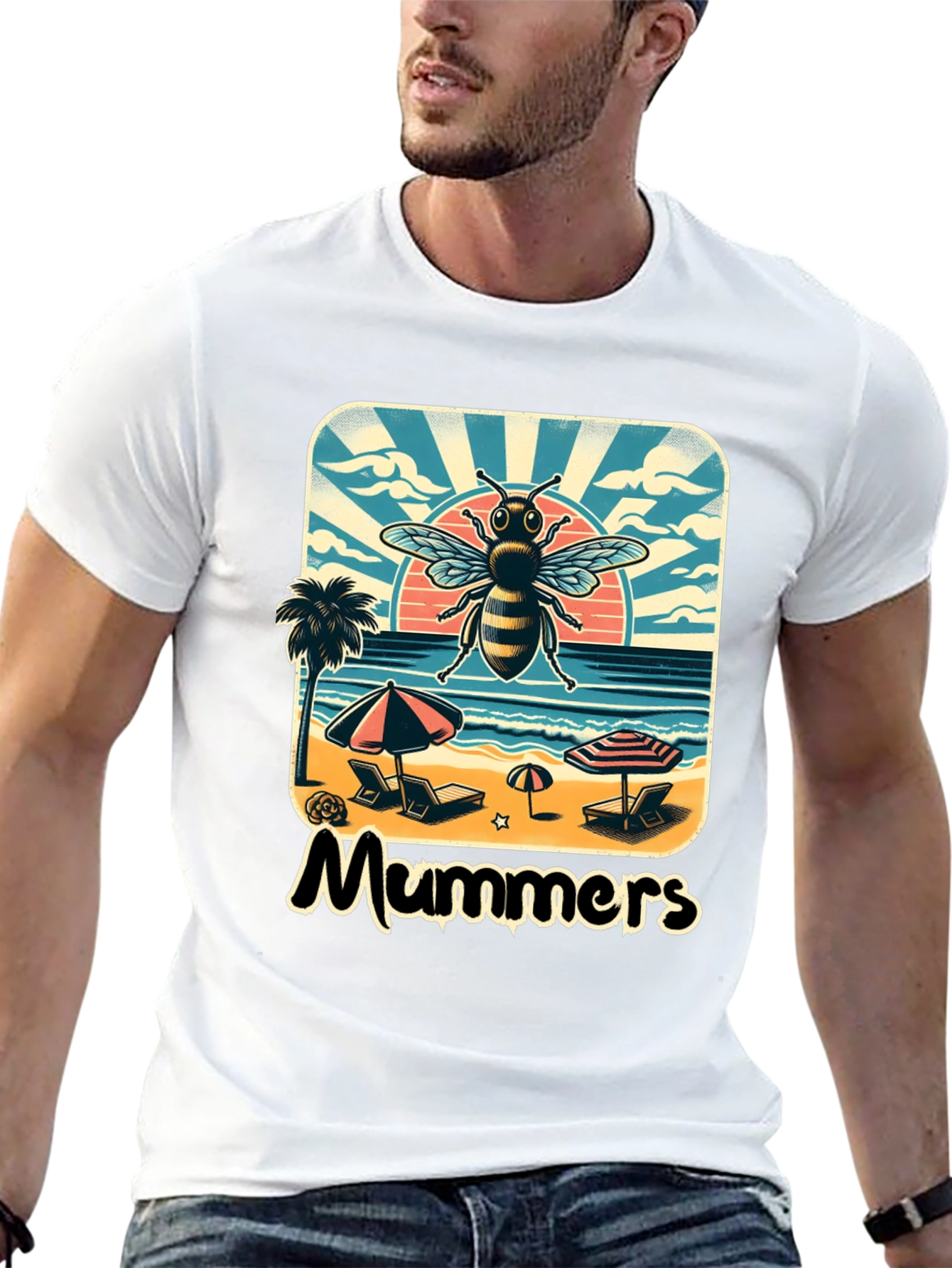 Mummers Beach Bee T-Shirt - Summer Style