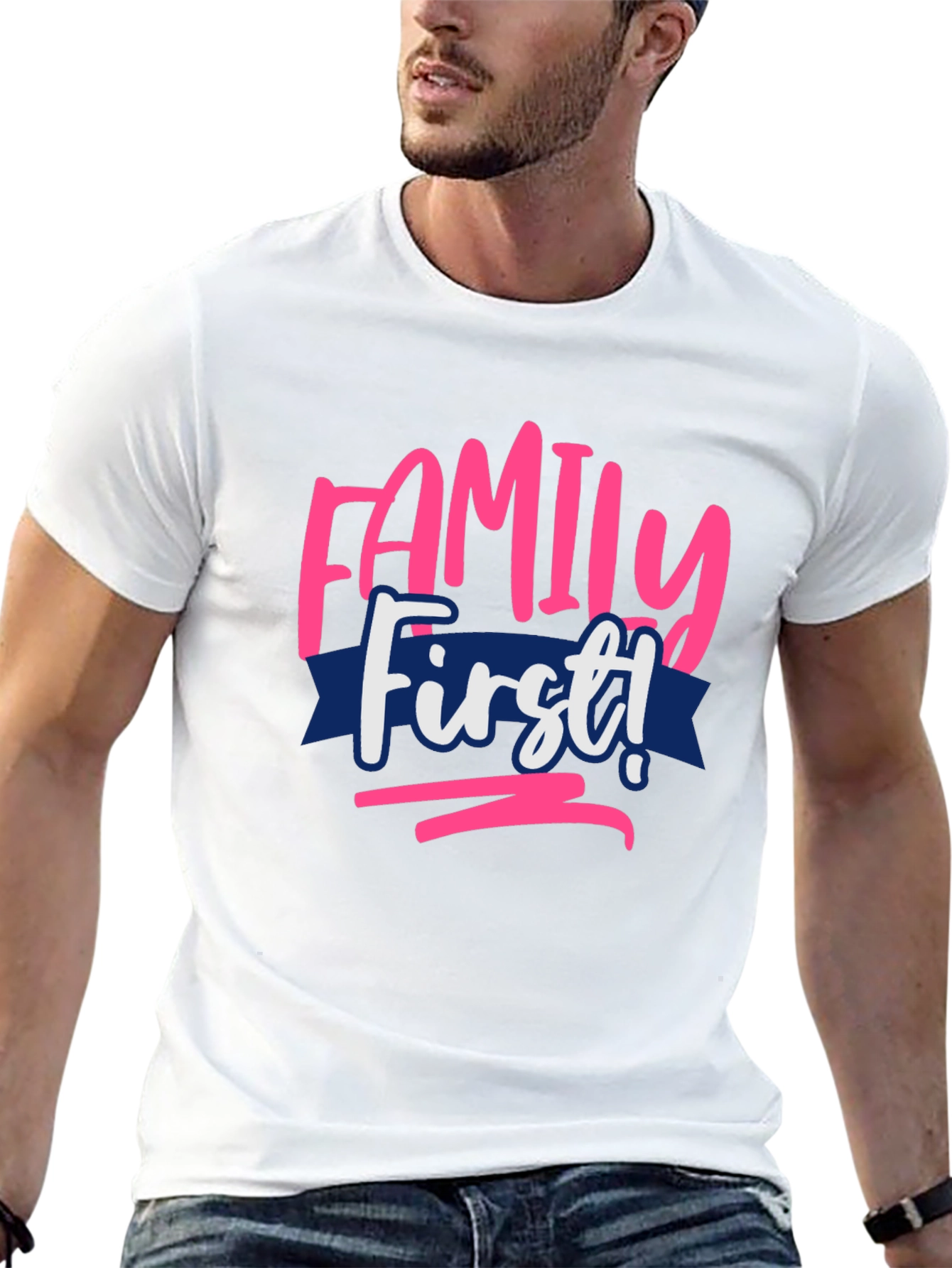 Family First Graphic Tee - Black