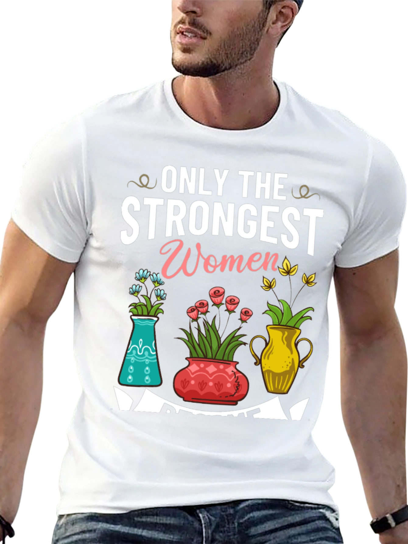 Strongest Women Floral T-Shirt