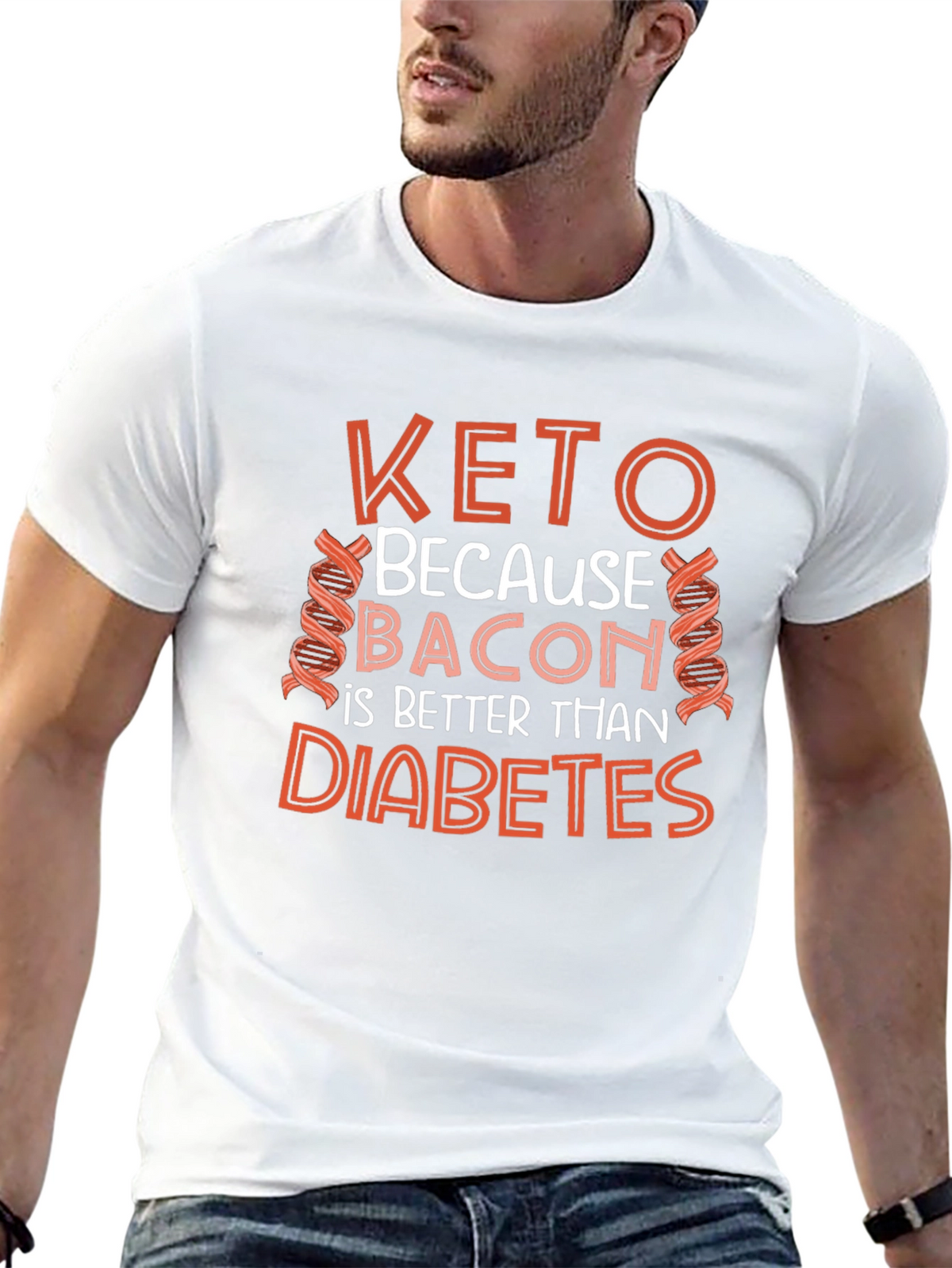 Keto Bacon Better Than Diabetes T-Shirt