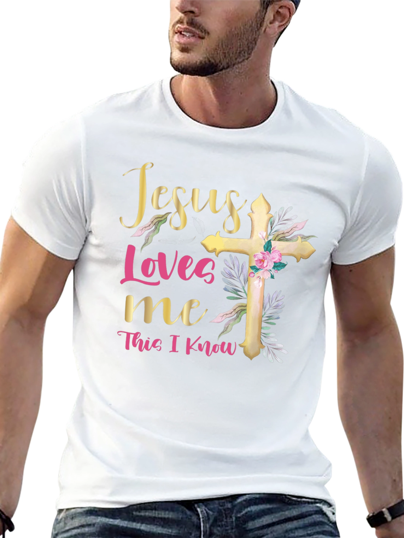 Jesus Loves Me Graphic T-Shirt