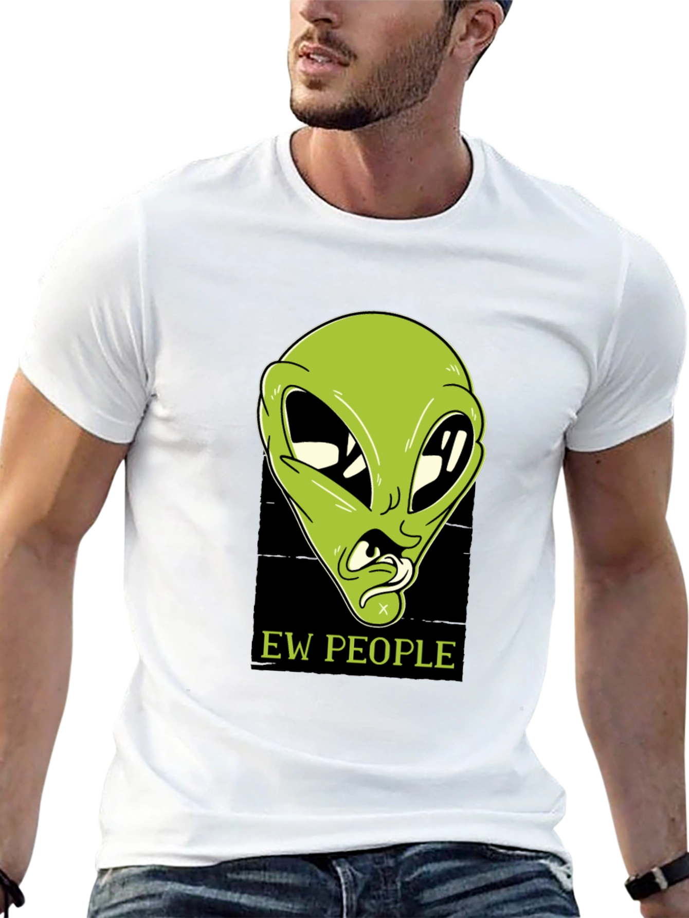 Ew People Alien Graphic T-Shirt