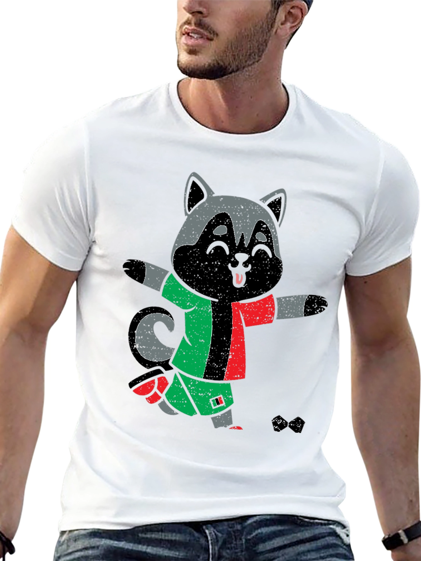 Raccoon Soccer T-Shirt - Fun Sports Tee