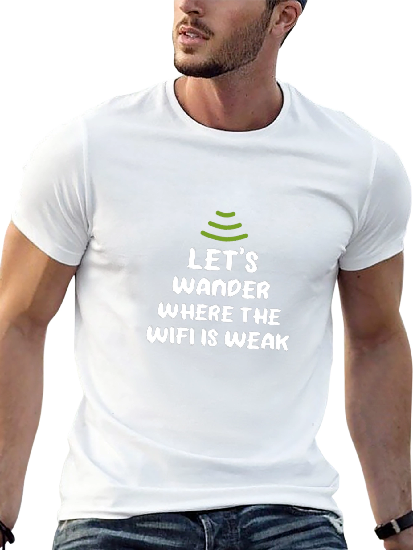 Lets Wander WiFi Weak Zone T-Shirt