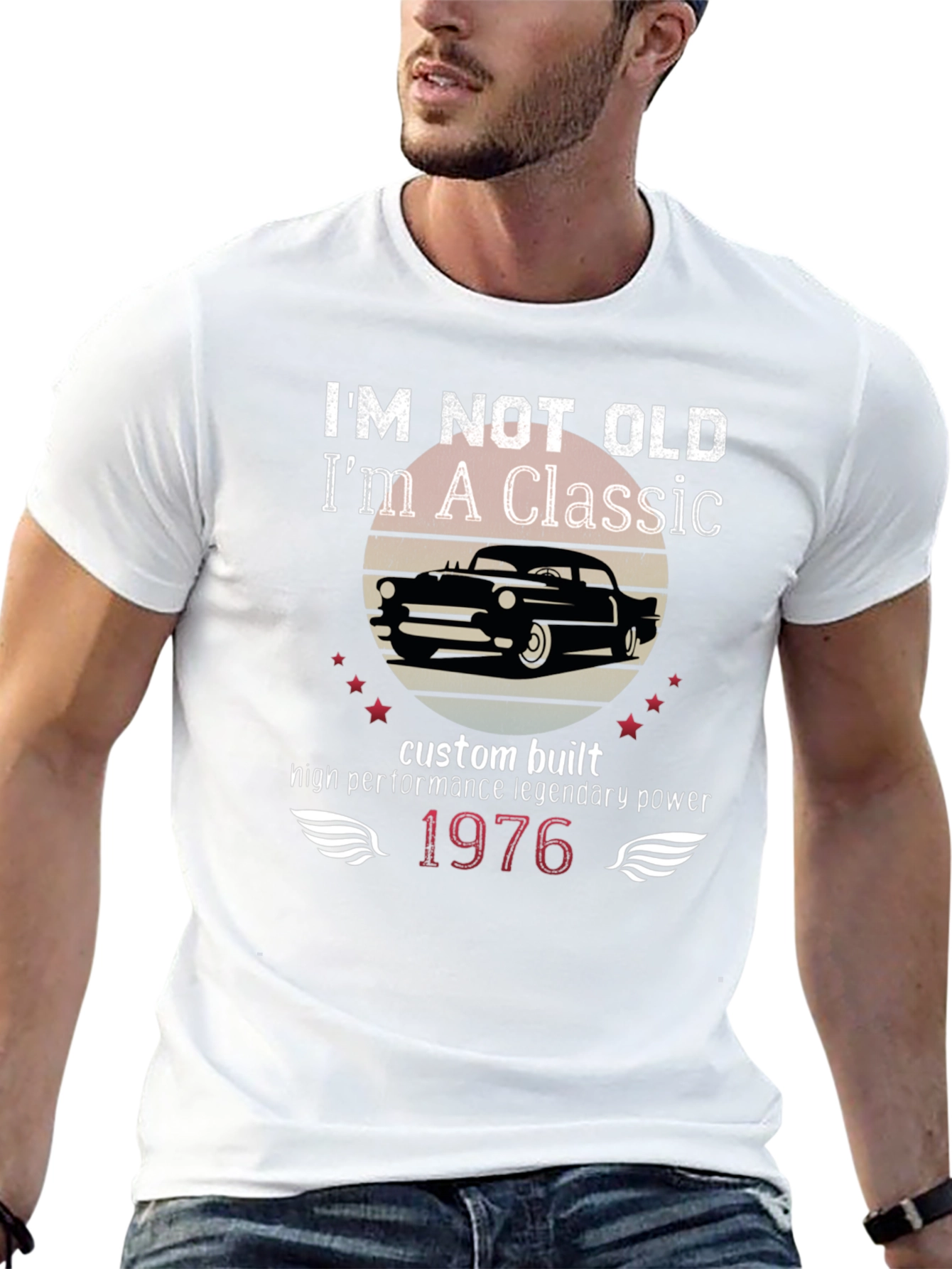 Classic Car 1976 Birthday T-Shirt