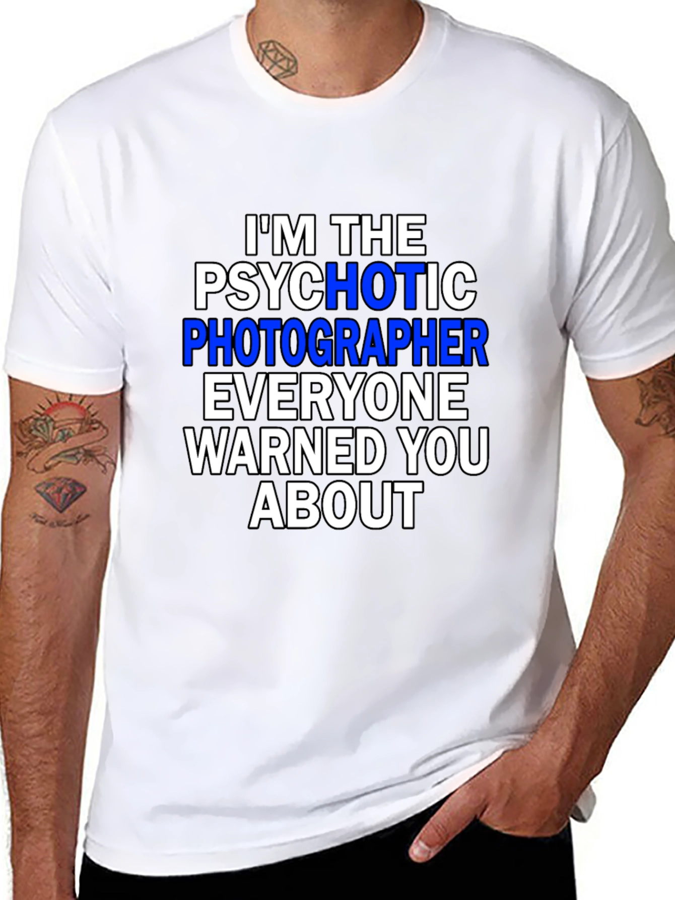 Psychotic Photographer T-Shirt - Funny Photography Tee