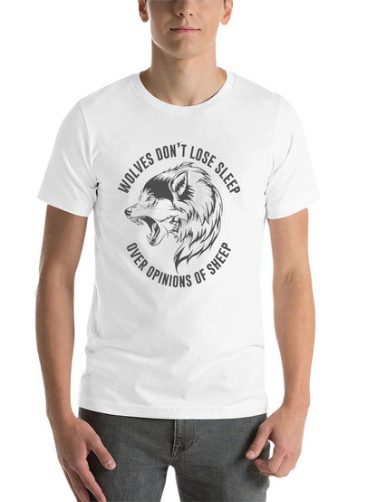 Wolves Dont Lose Sleep Graphic Tee - Black