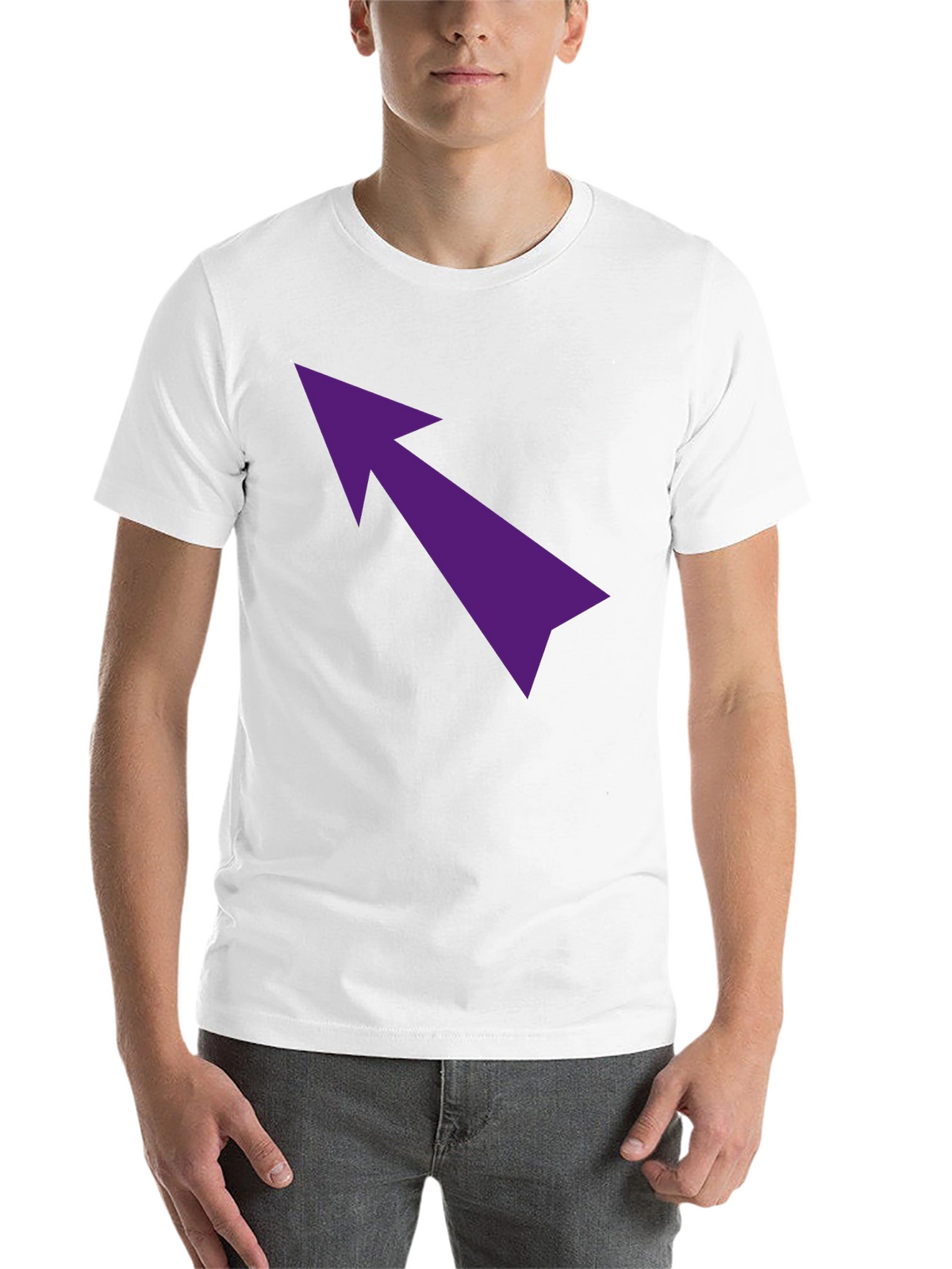 Arrow Graphic Tee - Modern Casual Style