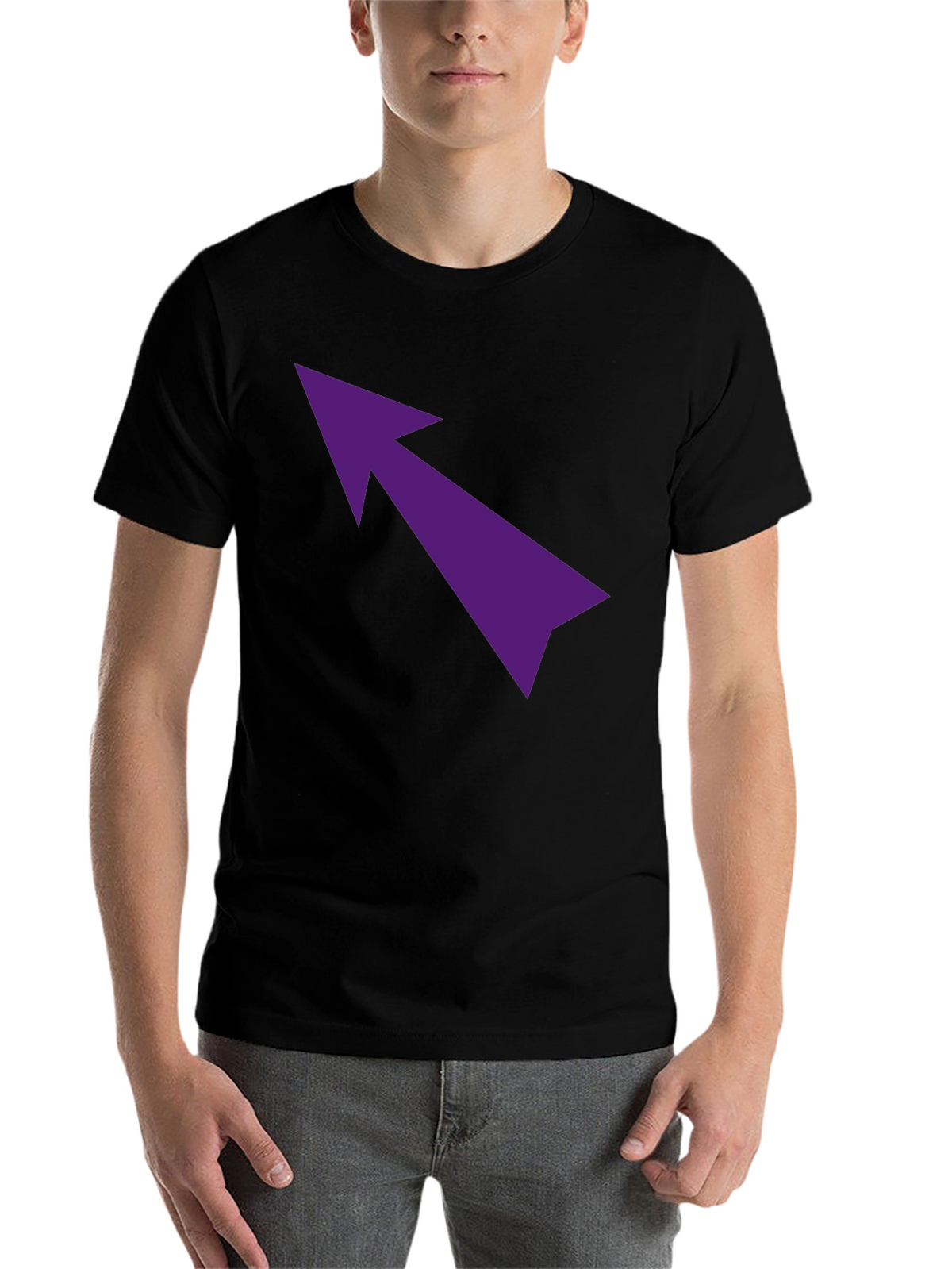 Arrow Graphic Tee - Modern Casual Style