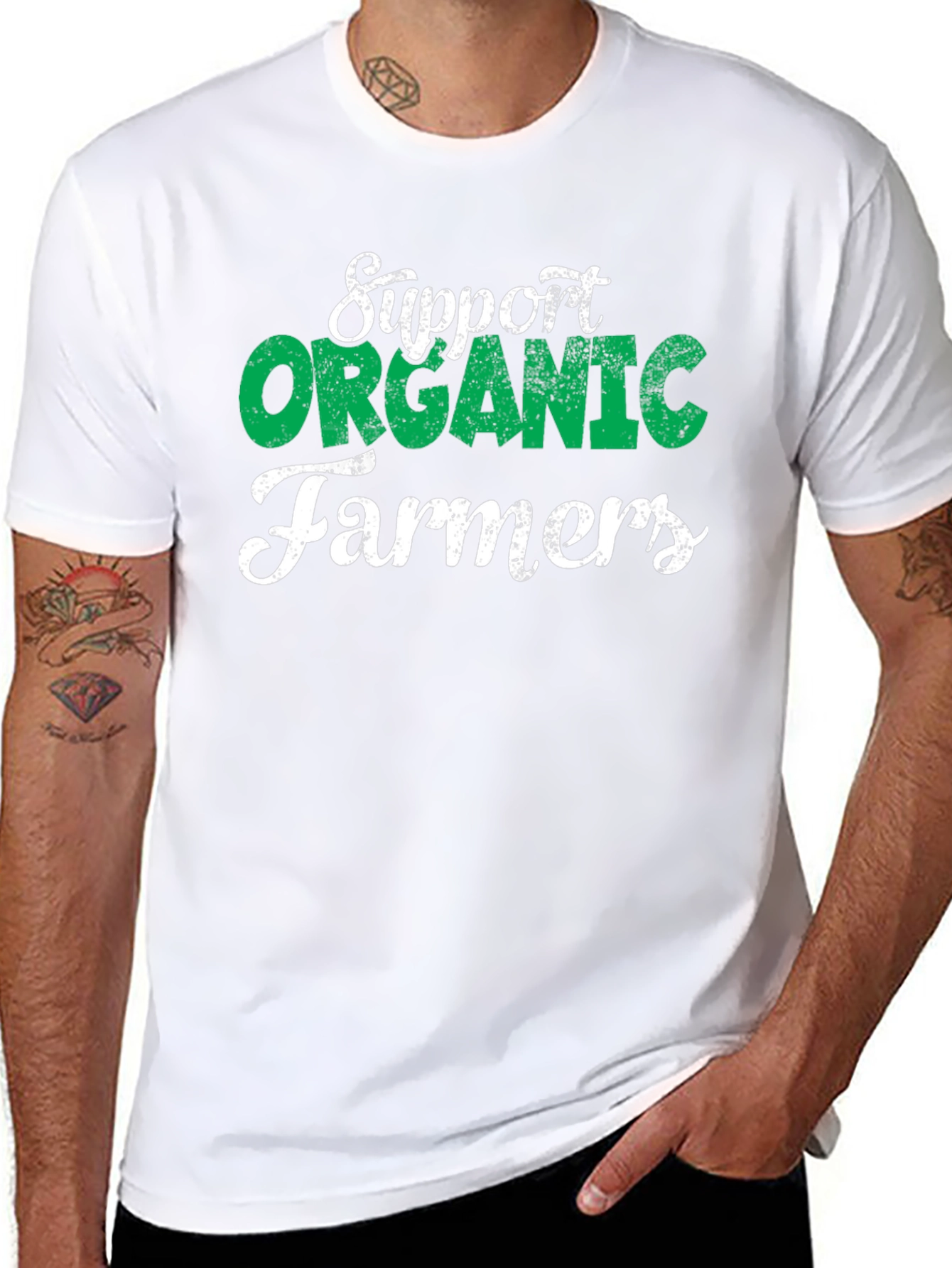 Support Organic Farmers Graphic Tee