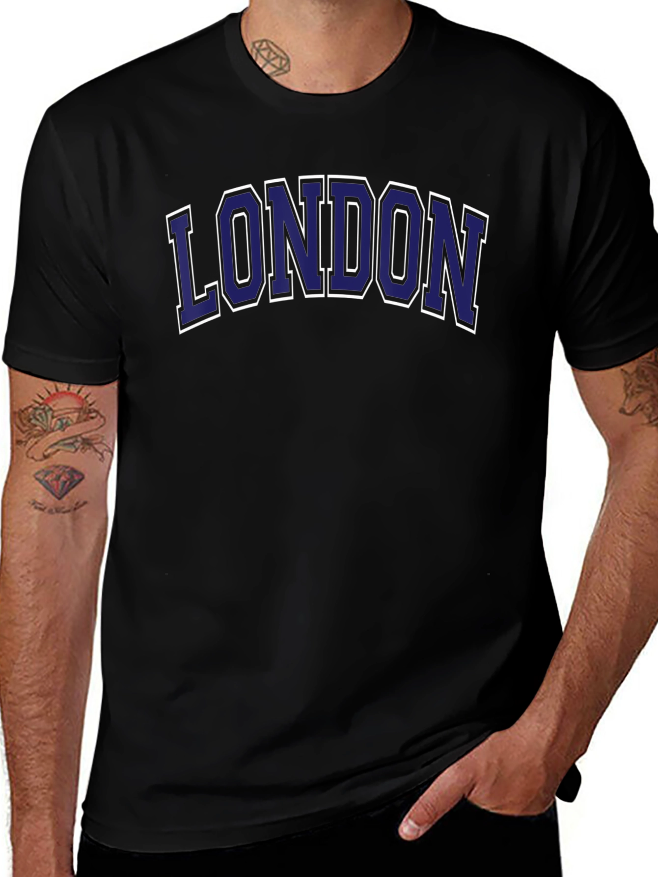 London Graphic Tee - Casual Short Sleeve T-Shirt
