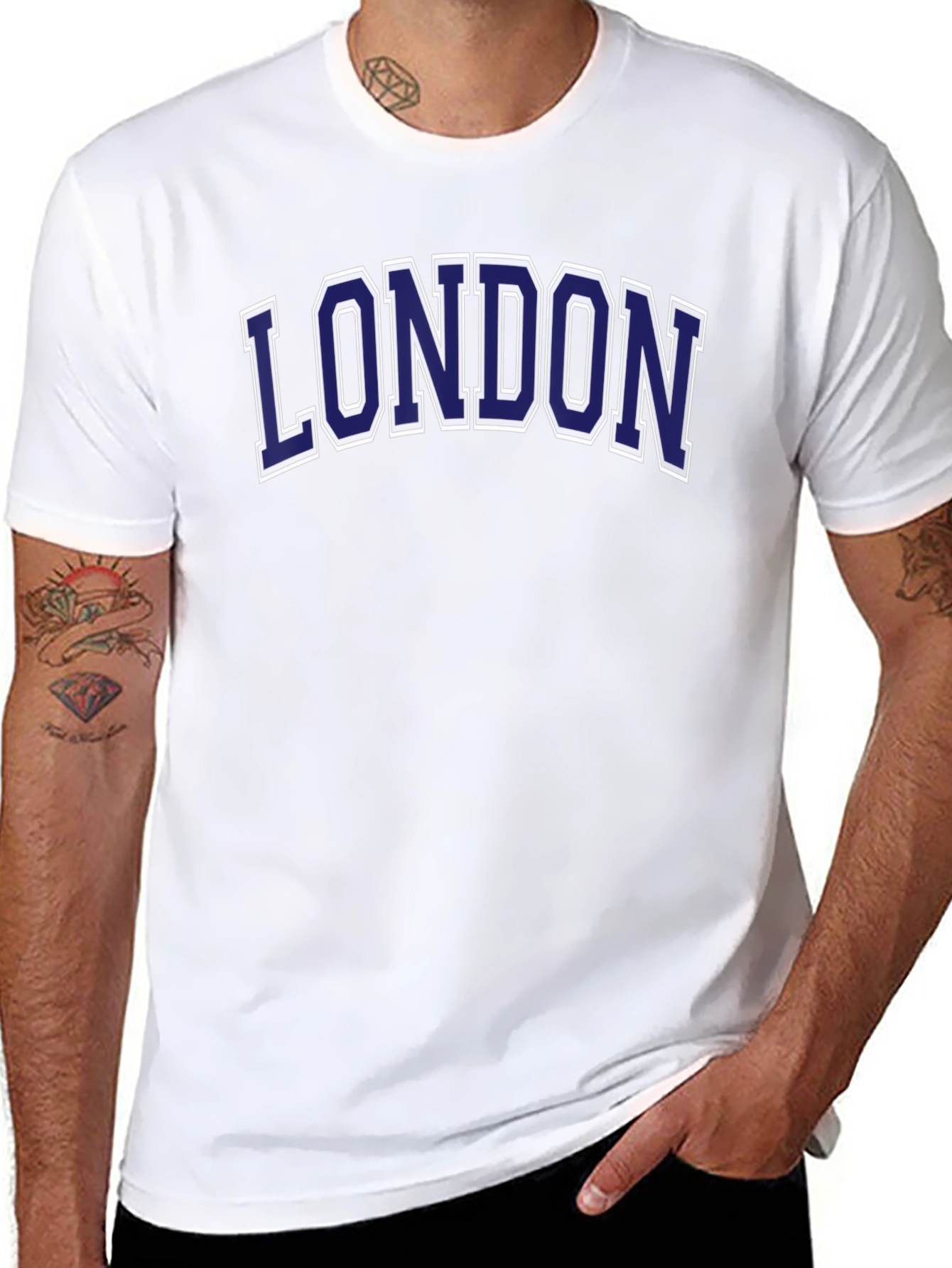 London Graphic Tee - Casual Short Sleeve T-Shirt