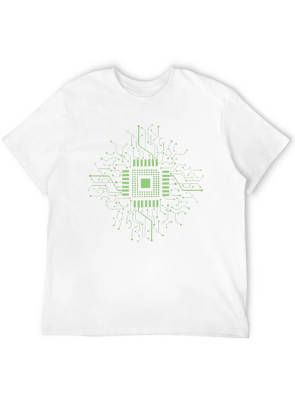 Circuit Board Graphic Tee - Geek Chic Style